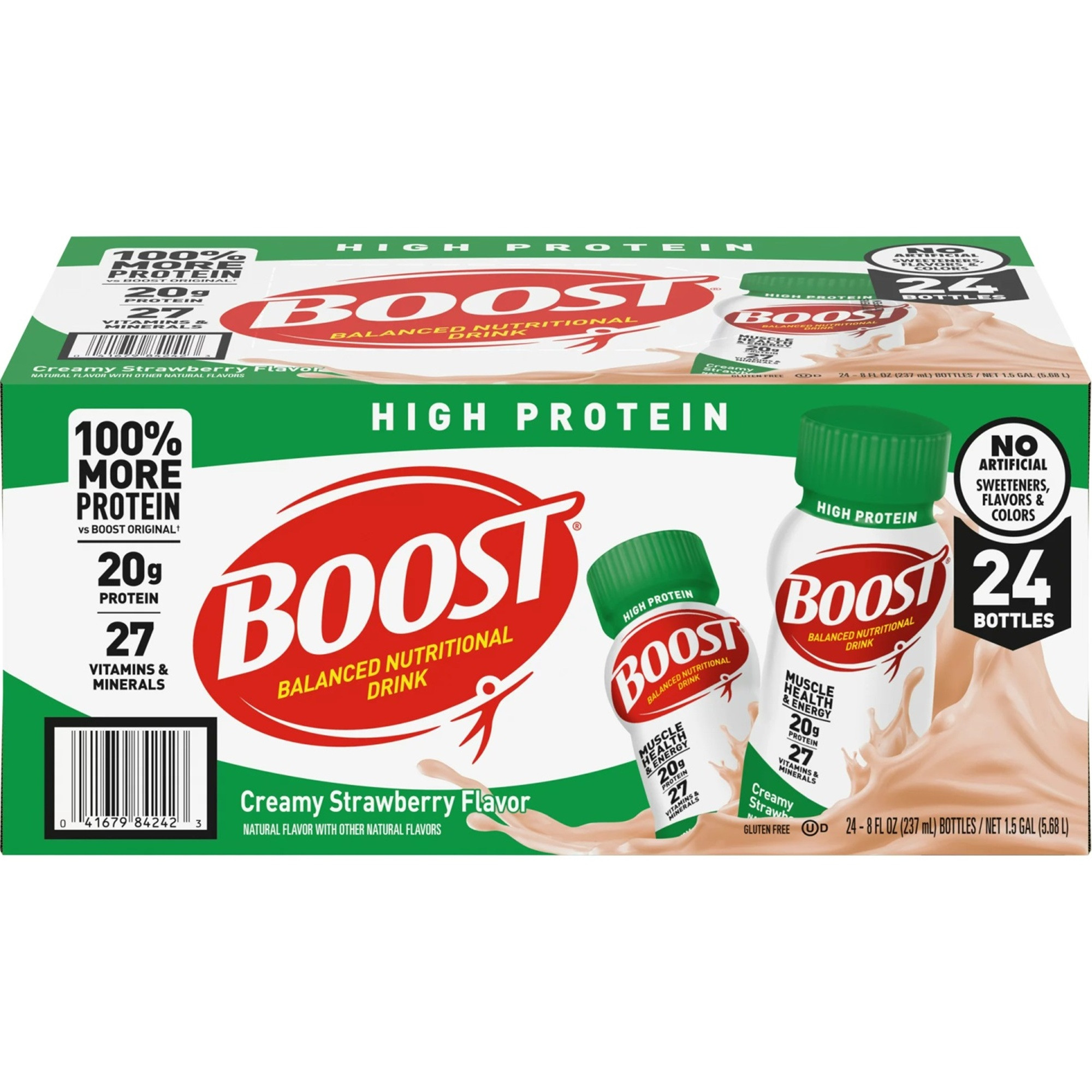Boost High Protein Balanced Nutritional Drink, 8 oz., Creamy Strawberry