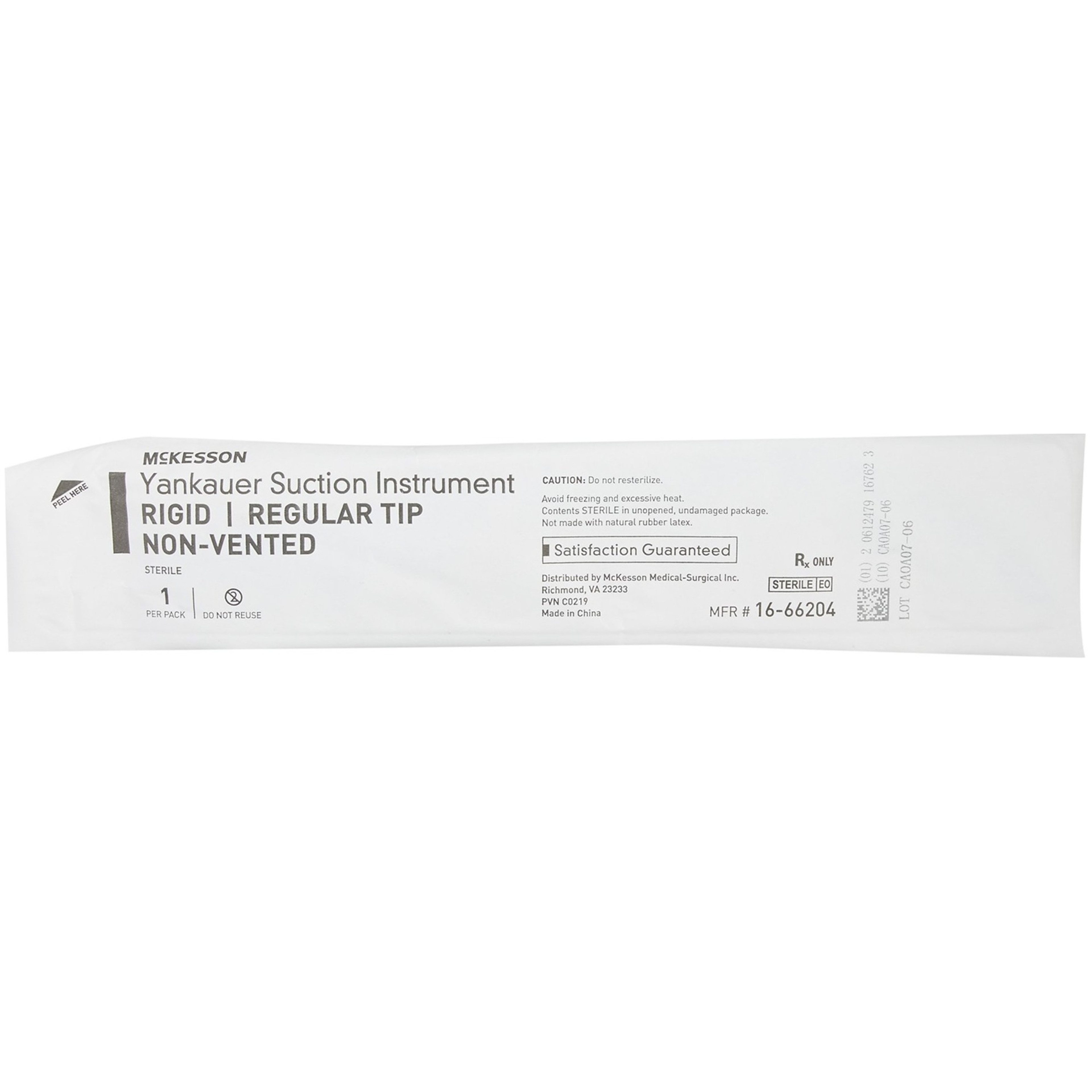 McKesson Yankauer Suction Instrument, Regular Tip