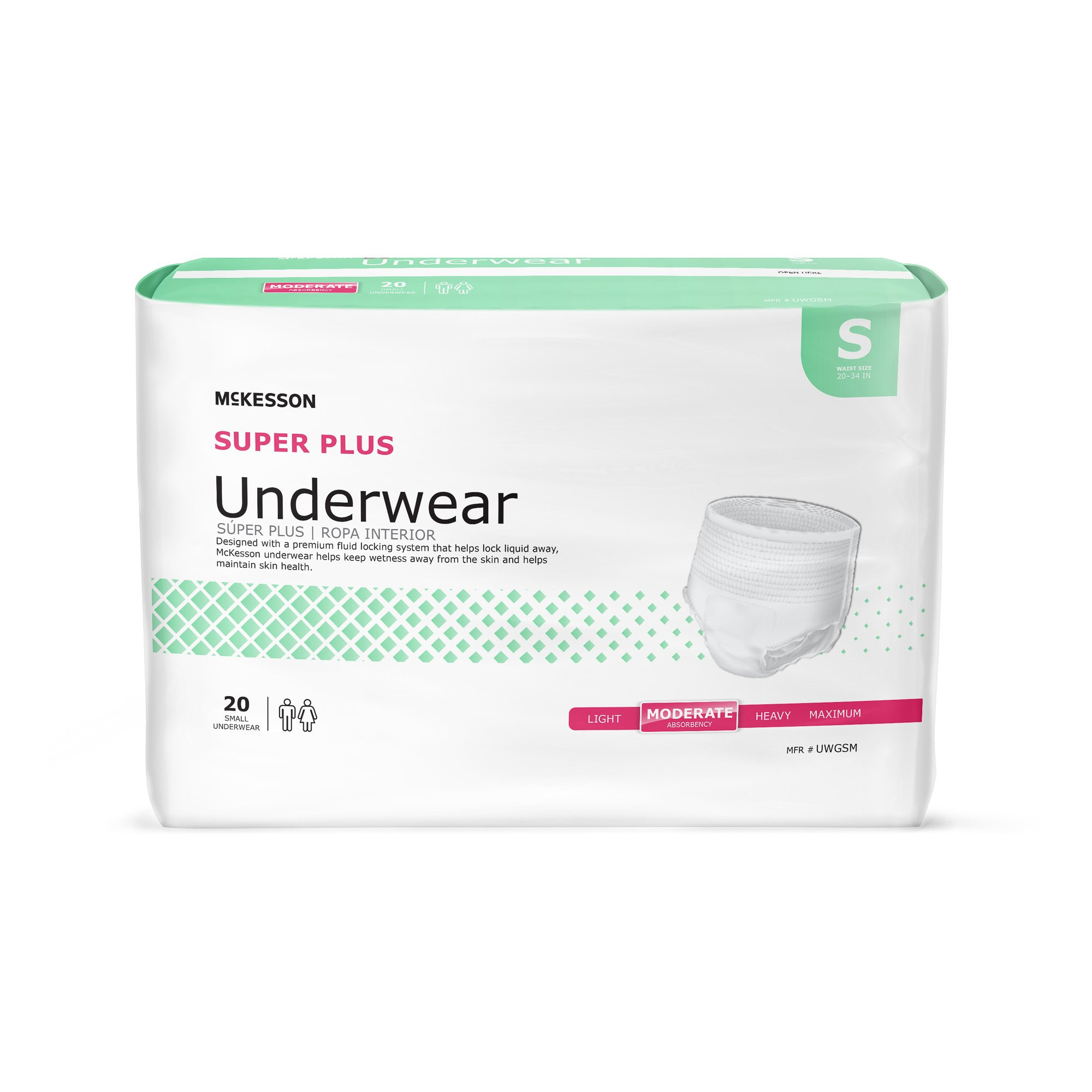 McKesson Super Plus Pull-Up Underwear, Moderate