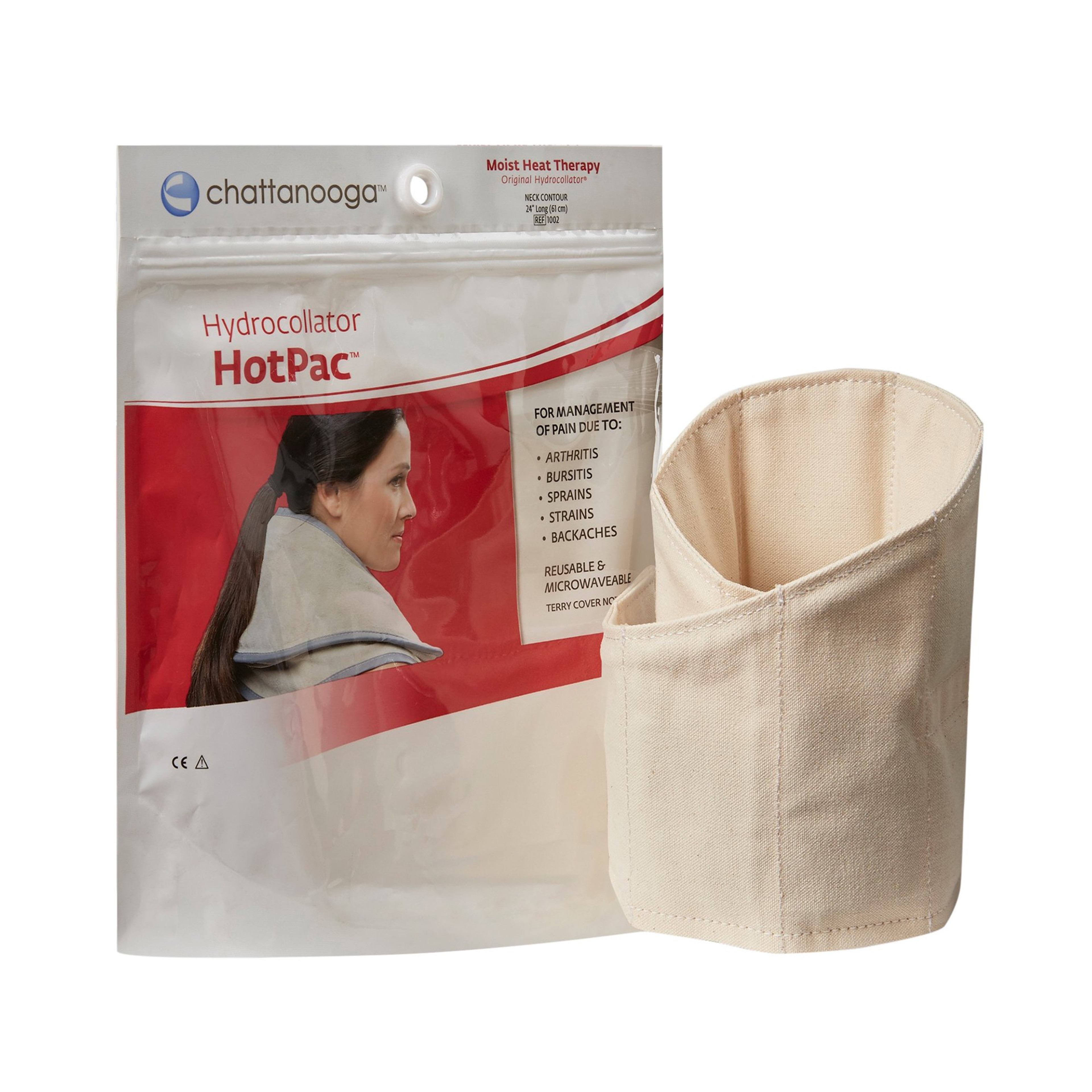 Hydrocollator HotPac Moist Heat Pad, Neck Contour