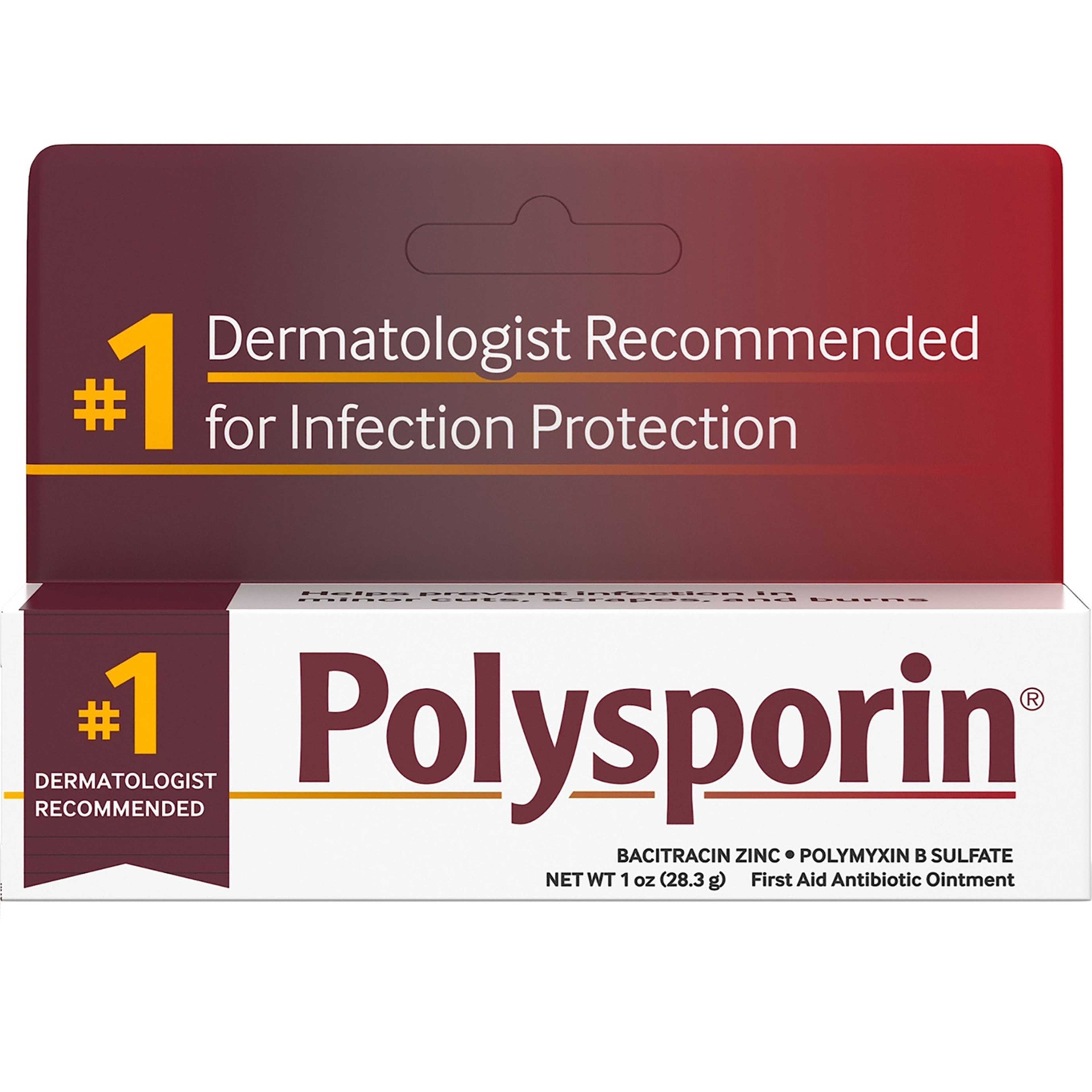 Polysporin Bacitracin/Polymyxin B First Aid Antibiotic, 1 oz.