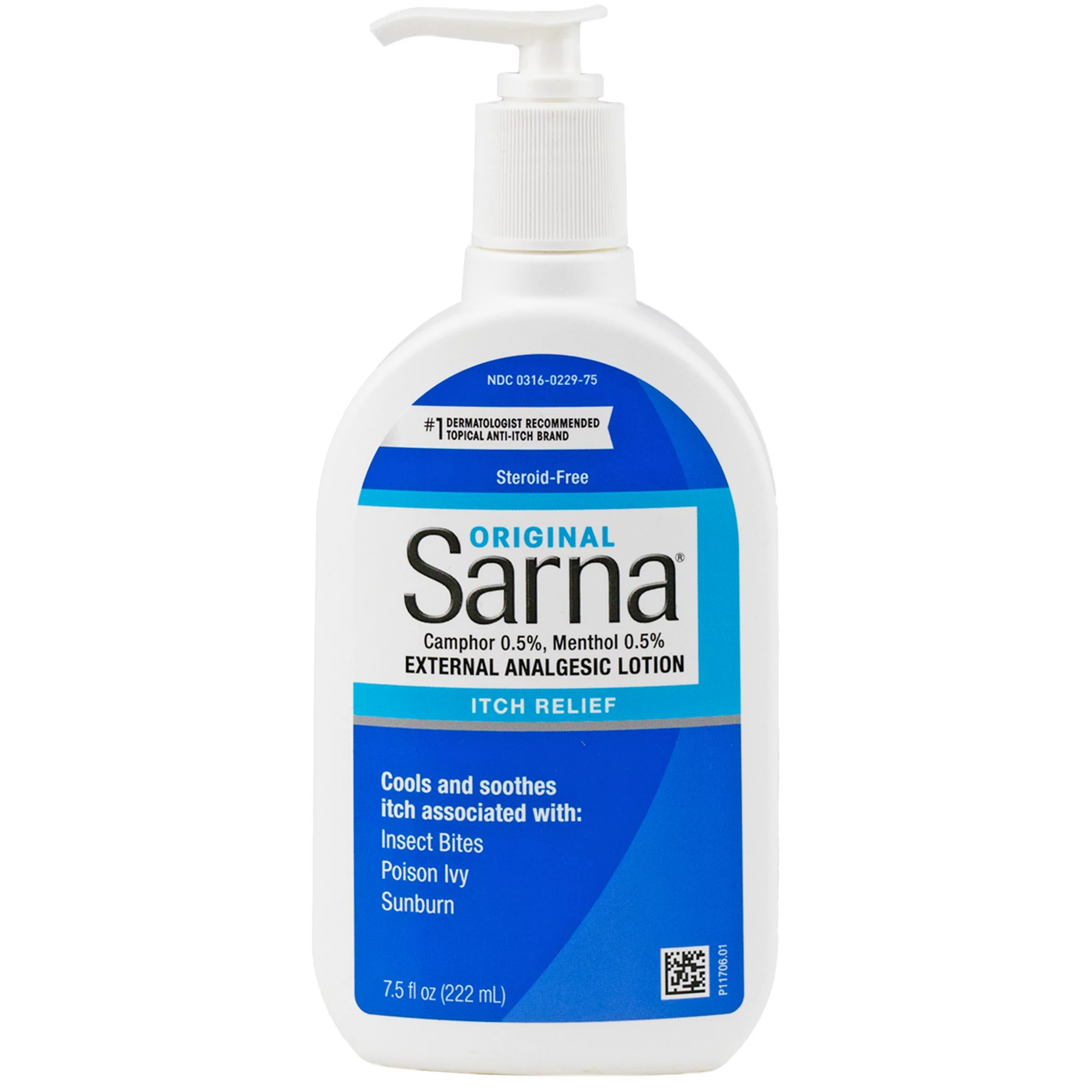 Sarna Original Anti-Itch External Analgesic Lotion, 0.5% Strength, 7.5 oz.