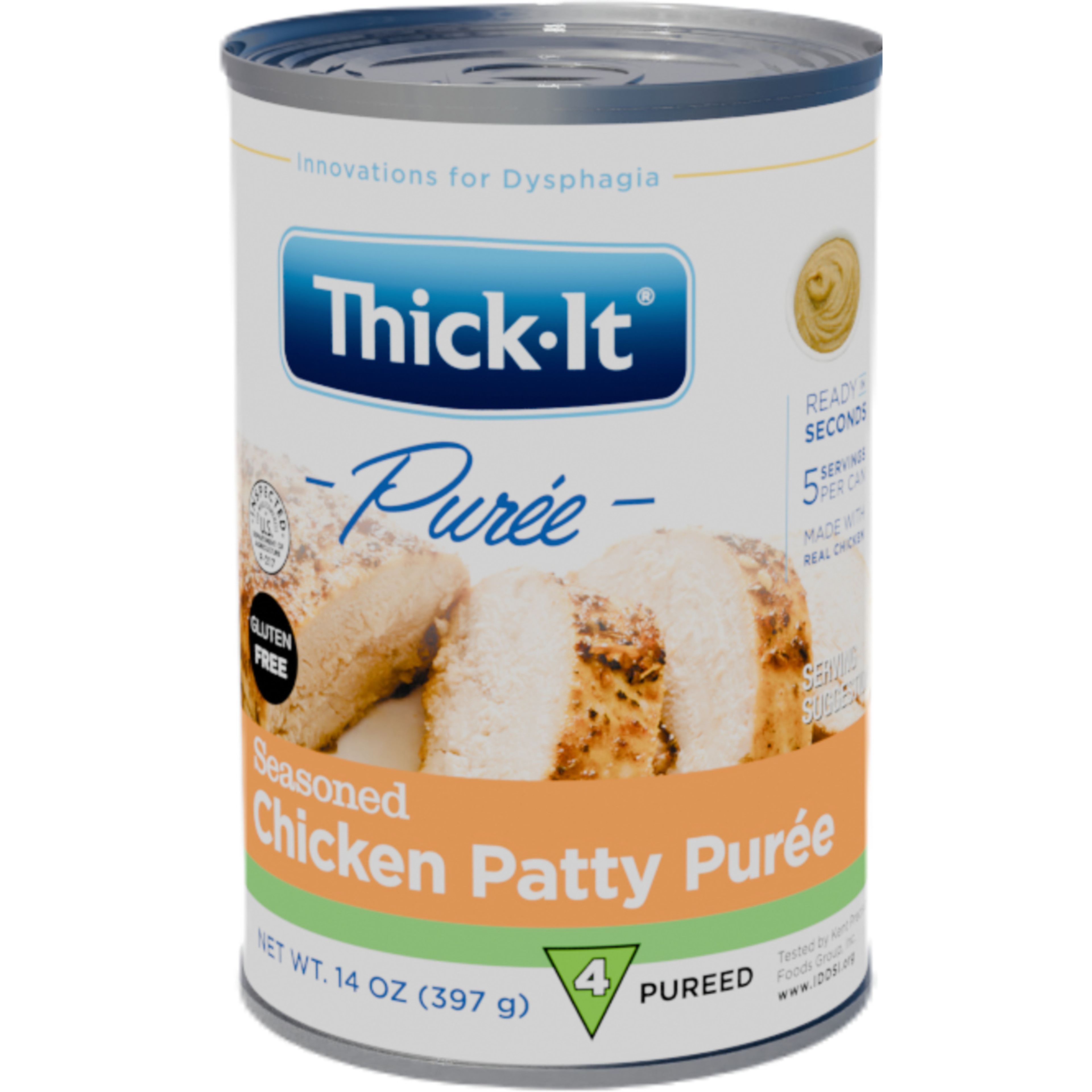 Thick-It Seasoned Chicken Patty Puree, Can