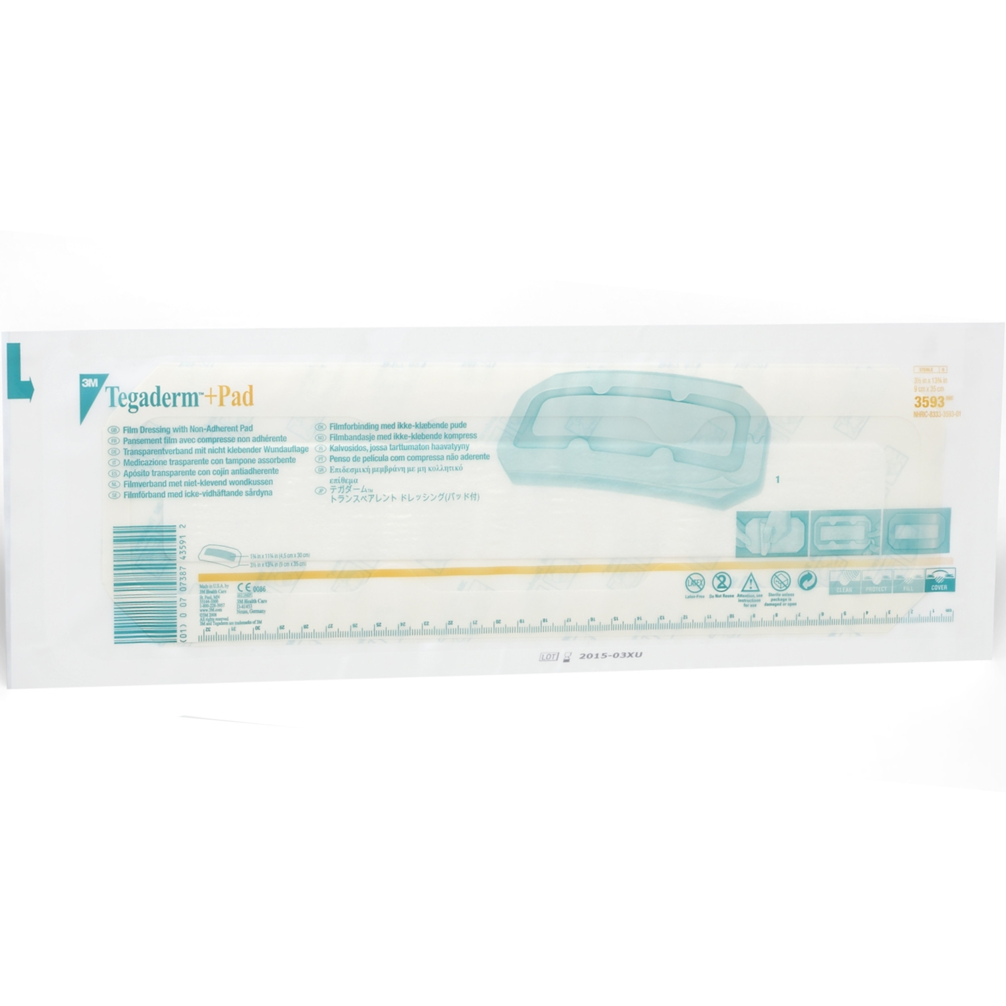 3M Tegaderm with Pad Film Dressing