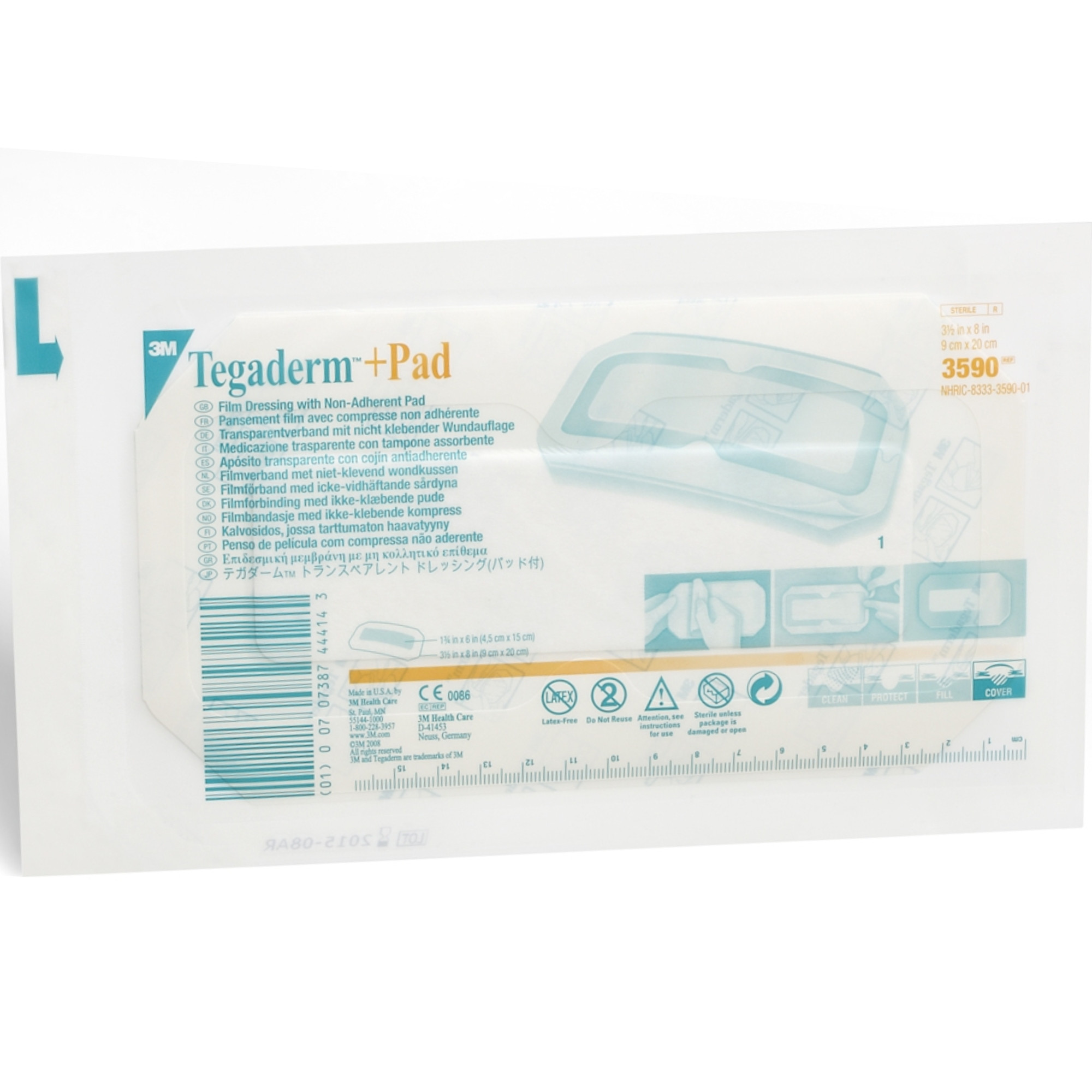 3M Tegaderm with Pad Film Dressing