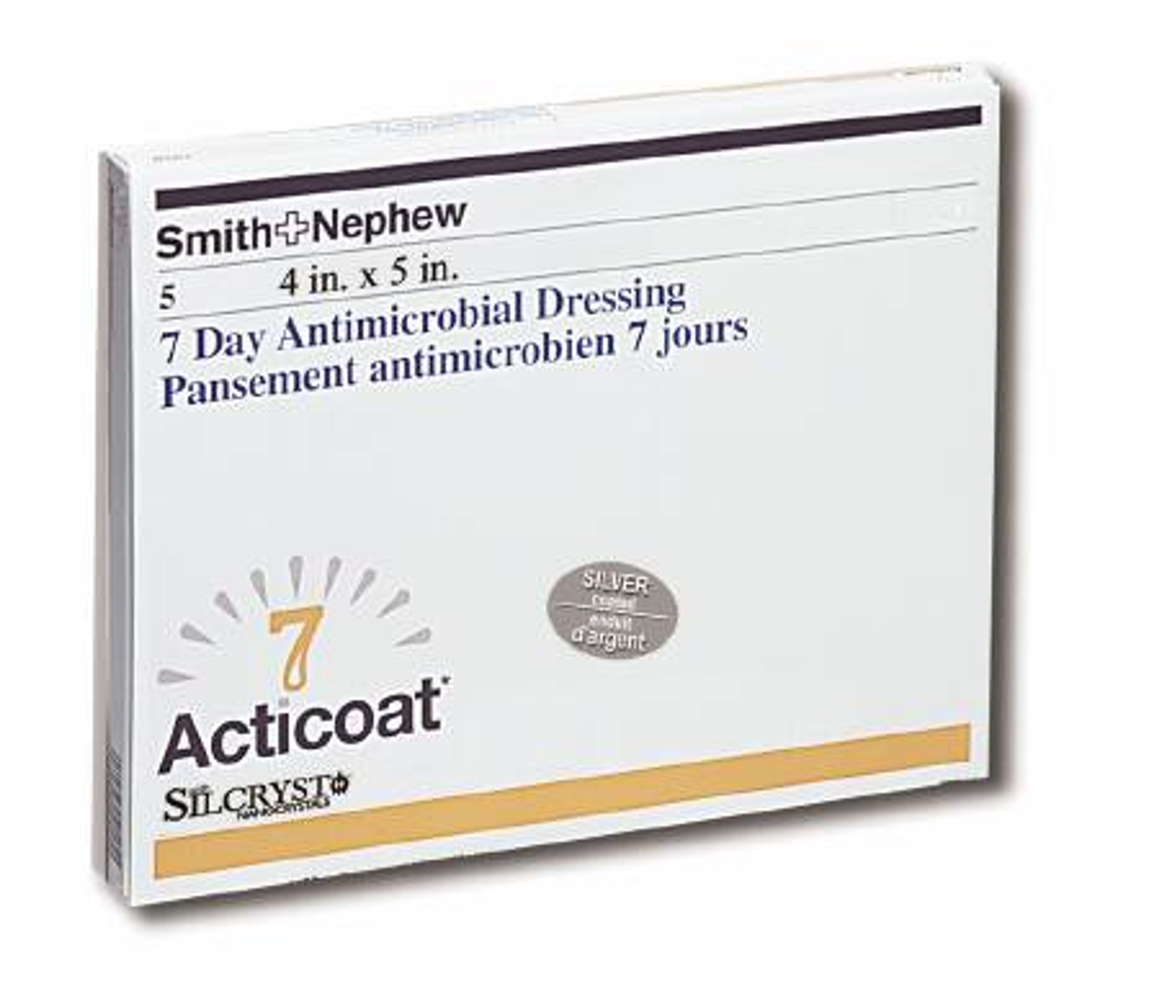 Acticoat 7 Day Antimicrobial Dressing, 4 X 5"