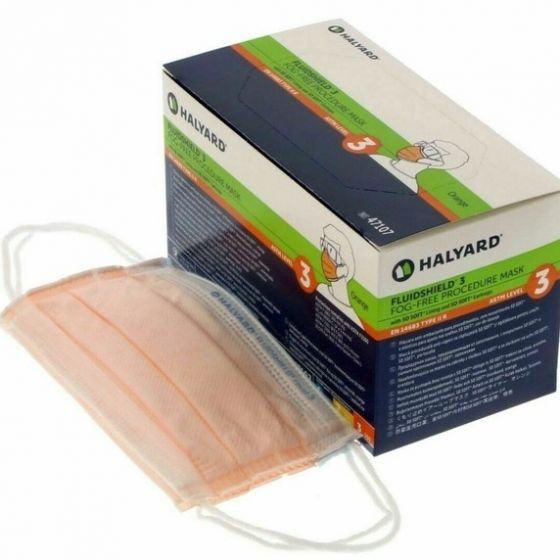 FluidShield Anti-fog Pleated Procedure Mask