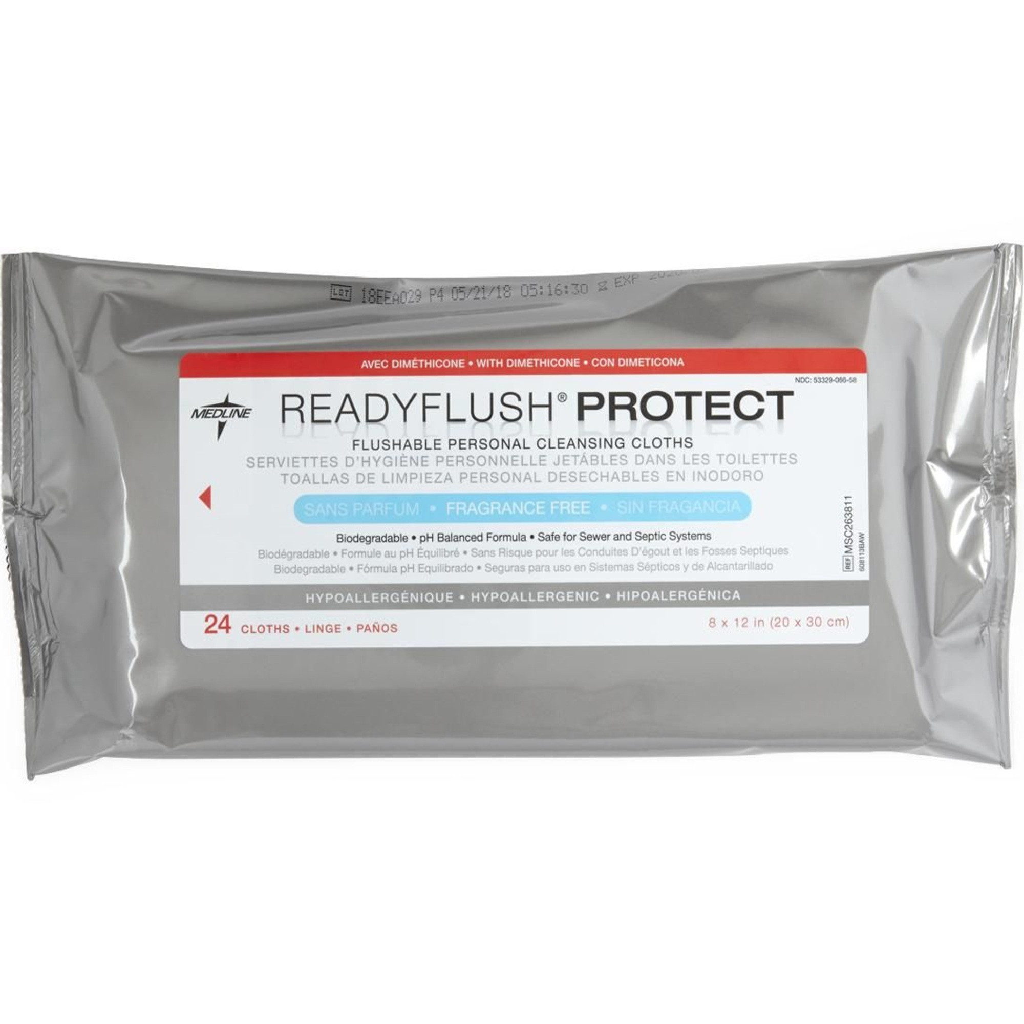 ReadyFlush Protect Flushable Personal Cleaning Cloths
