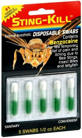 Sting-Kill External Anesthetic Disposable Swab with Benzocaine