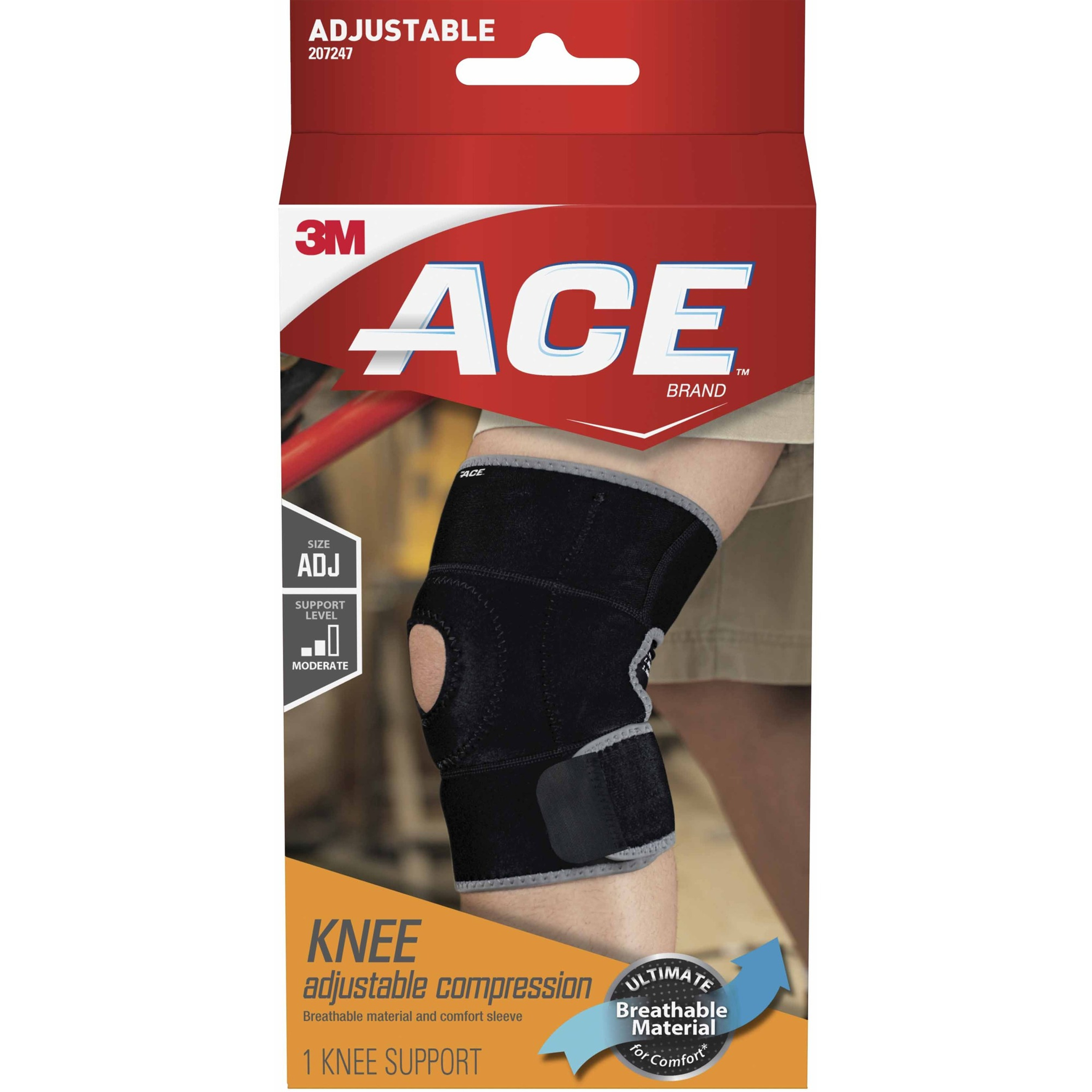 3M ACE Adjustable Compression Knee Brace