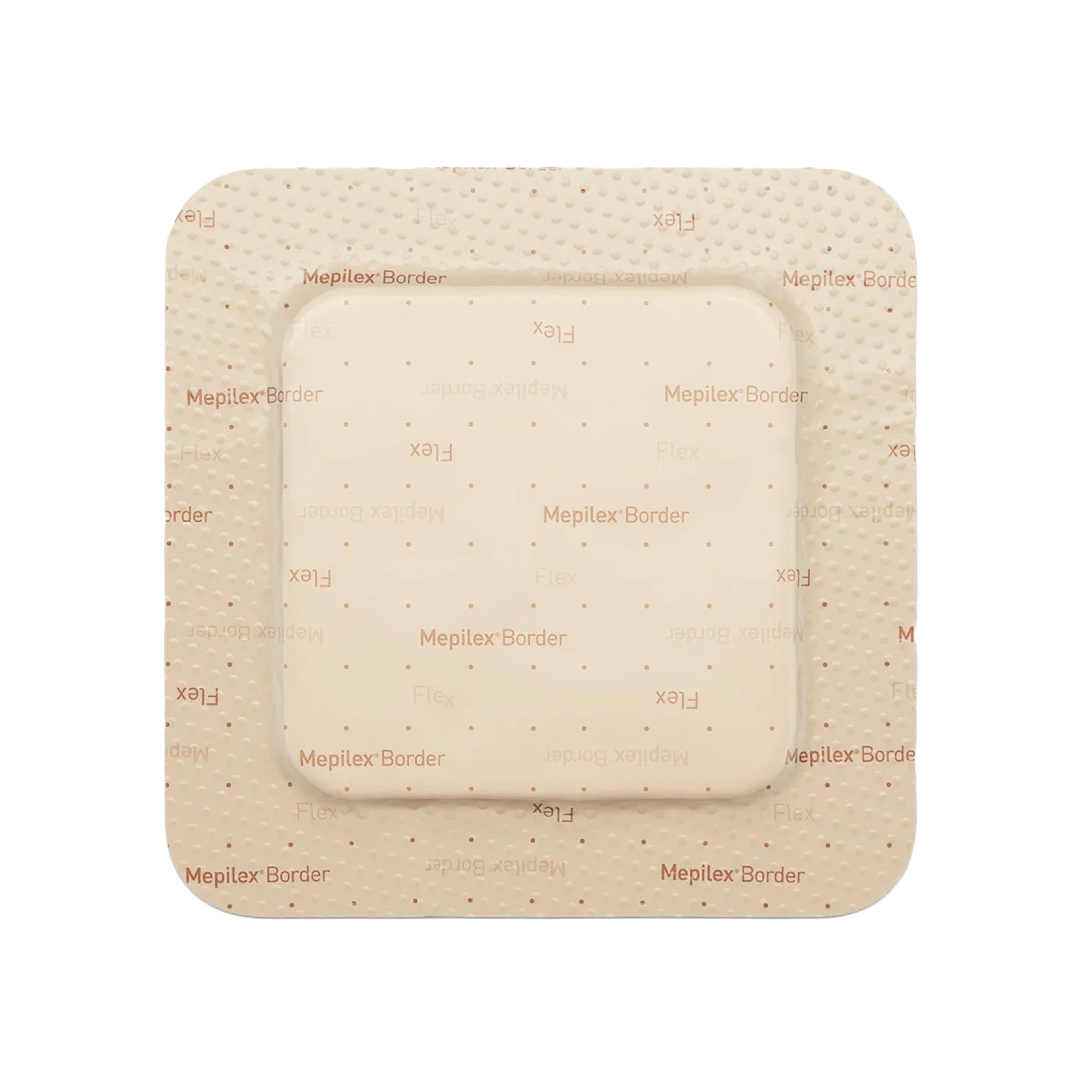 Molnlycke Mepilex Border Flex Self-Adherent Soft Silicone Foam Dressing, 4 X 4"