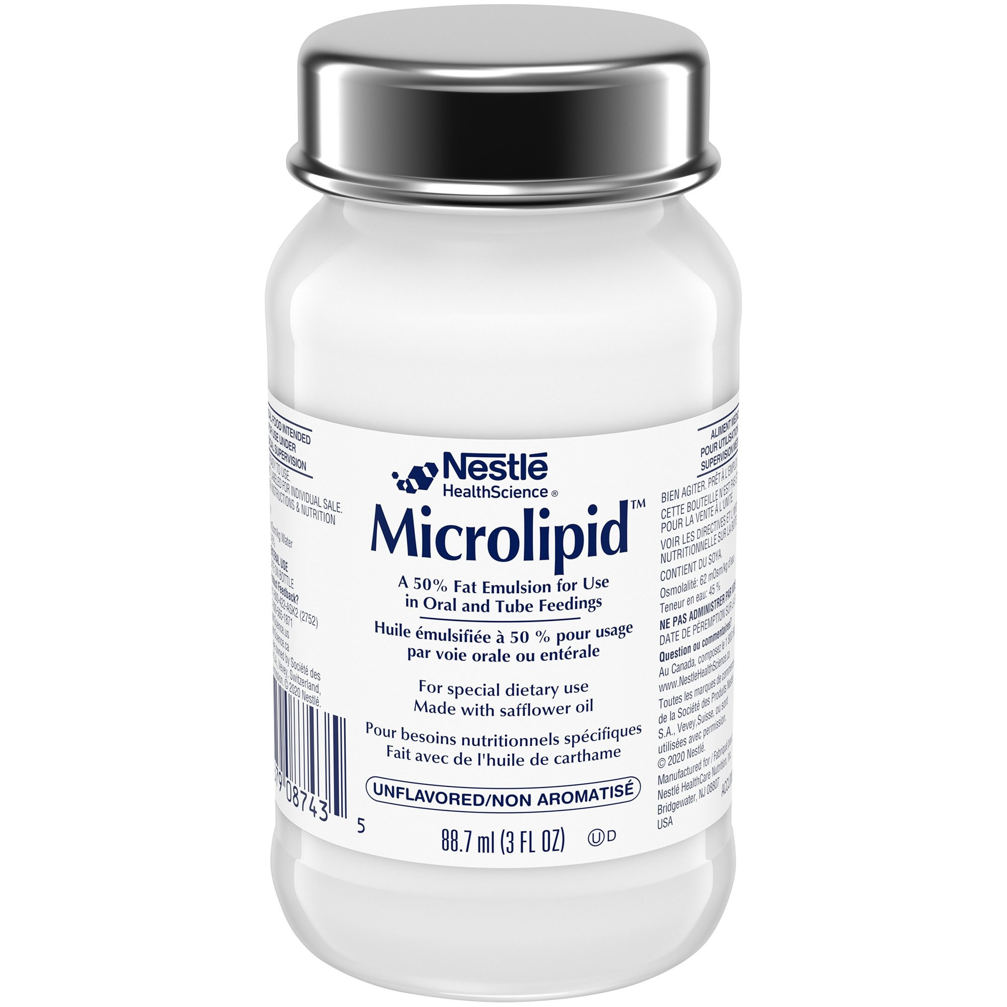 Nestle HealthScience Microlipid, Unflavored, 3 oz.