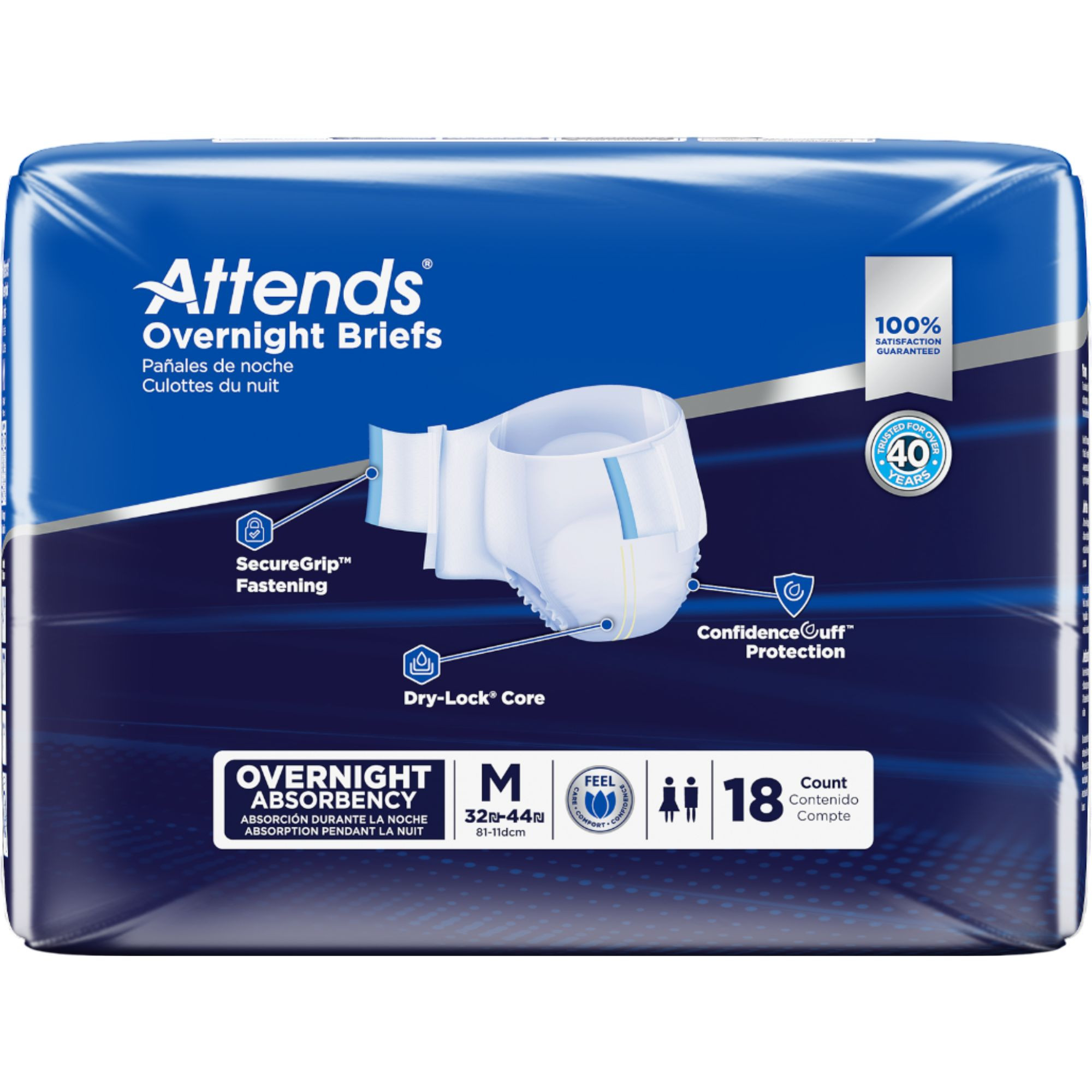 Attends Overnight Adult Incontinence Briefs