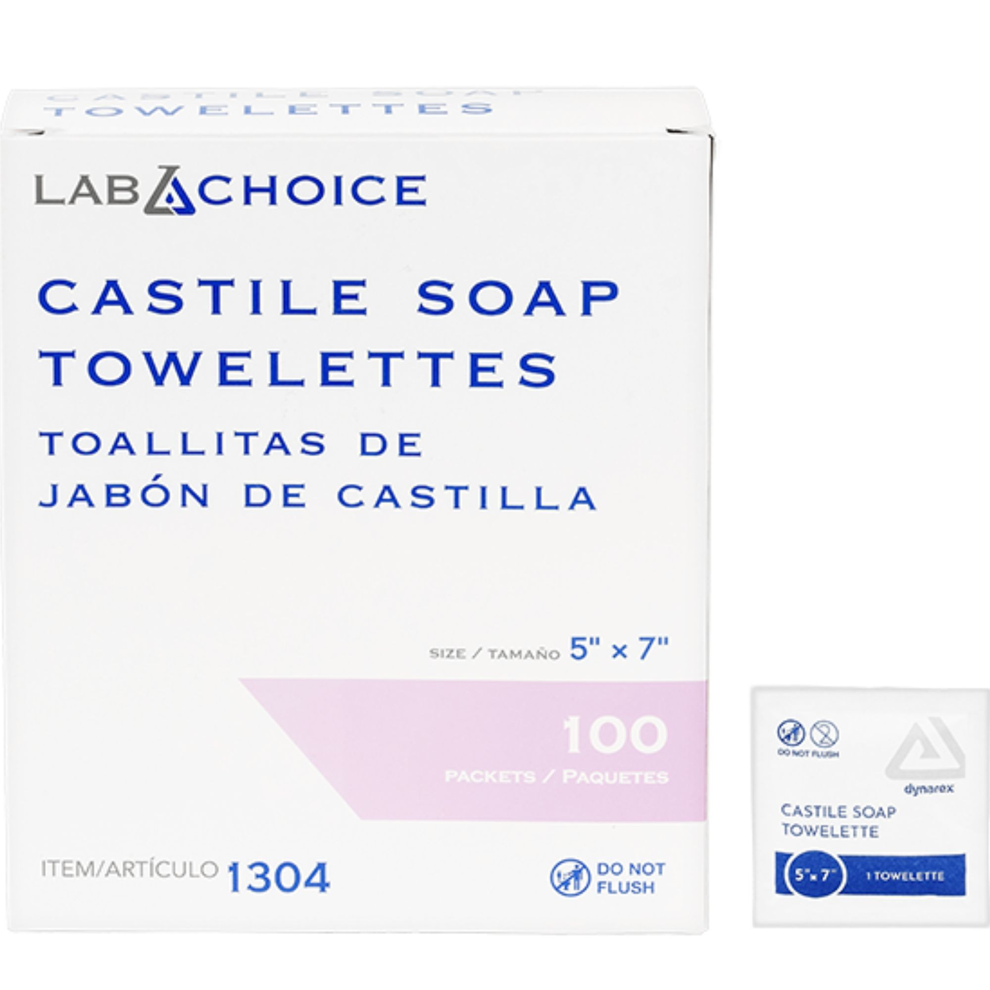 Dynarex Castile Soap Towelettes