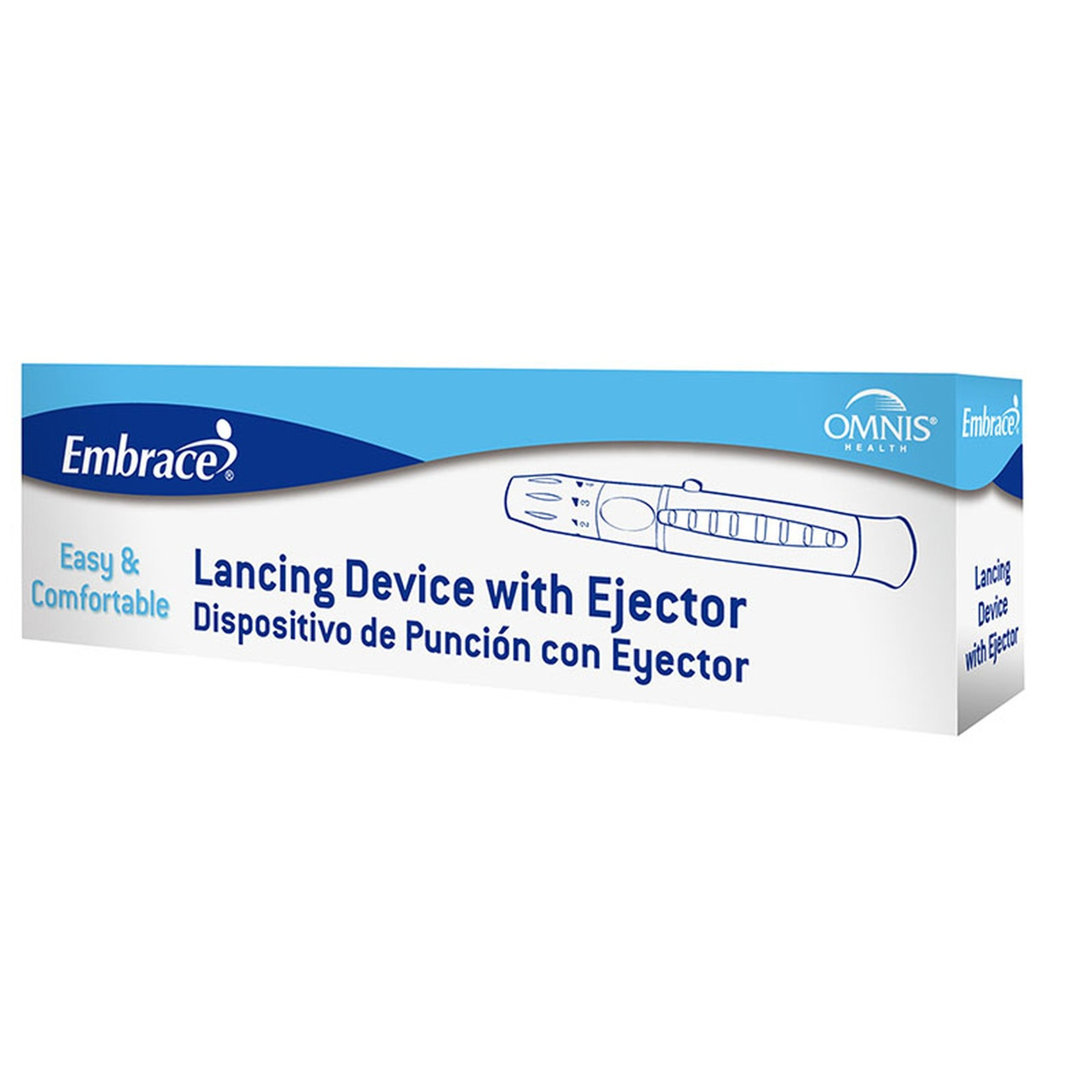 Embrace Lancing Device with Ejector