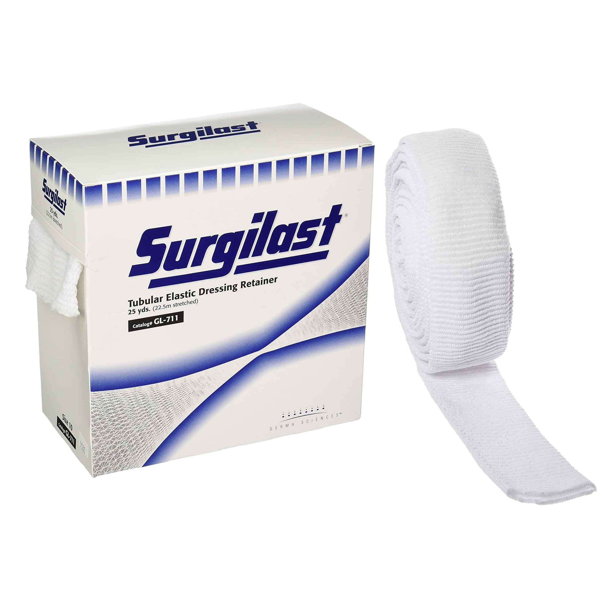Surgilast Latex Free Tubular Elastic Dressing Retainer, 25 yds