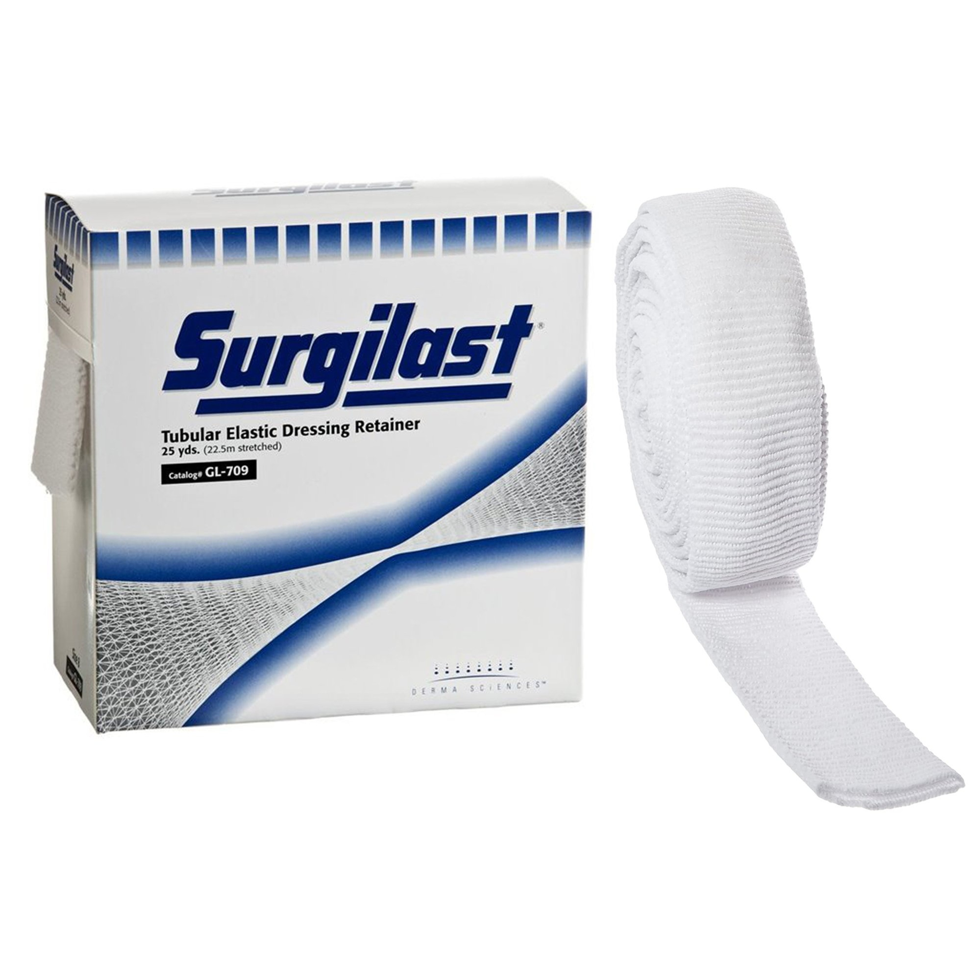 Surgilast Latex Free Tubular Elastic Dressing Retainer, 25 yds