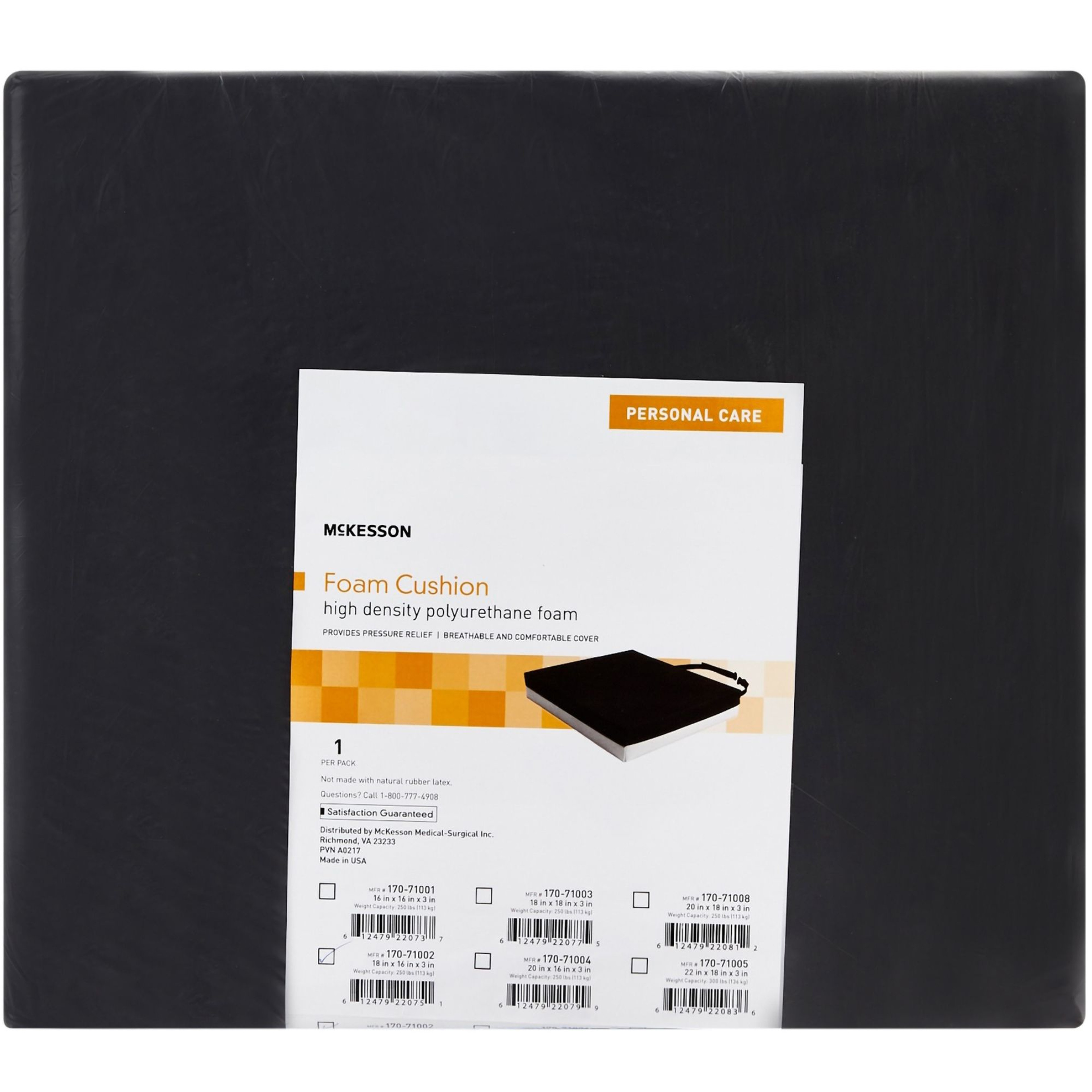 McKesson Foam Seat Cushion