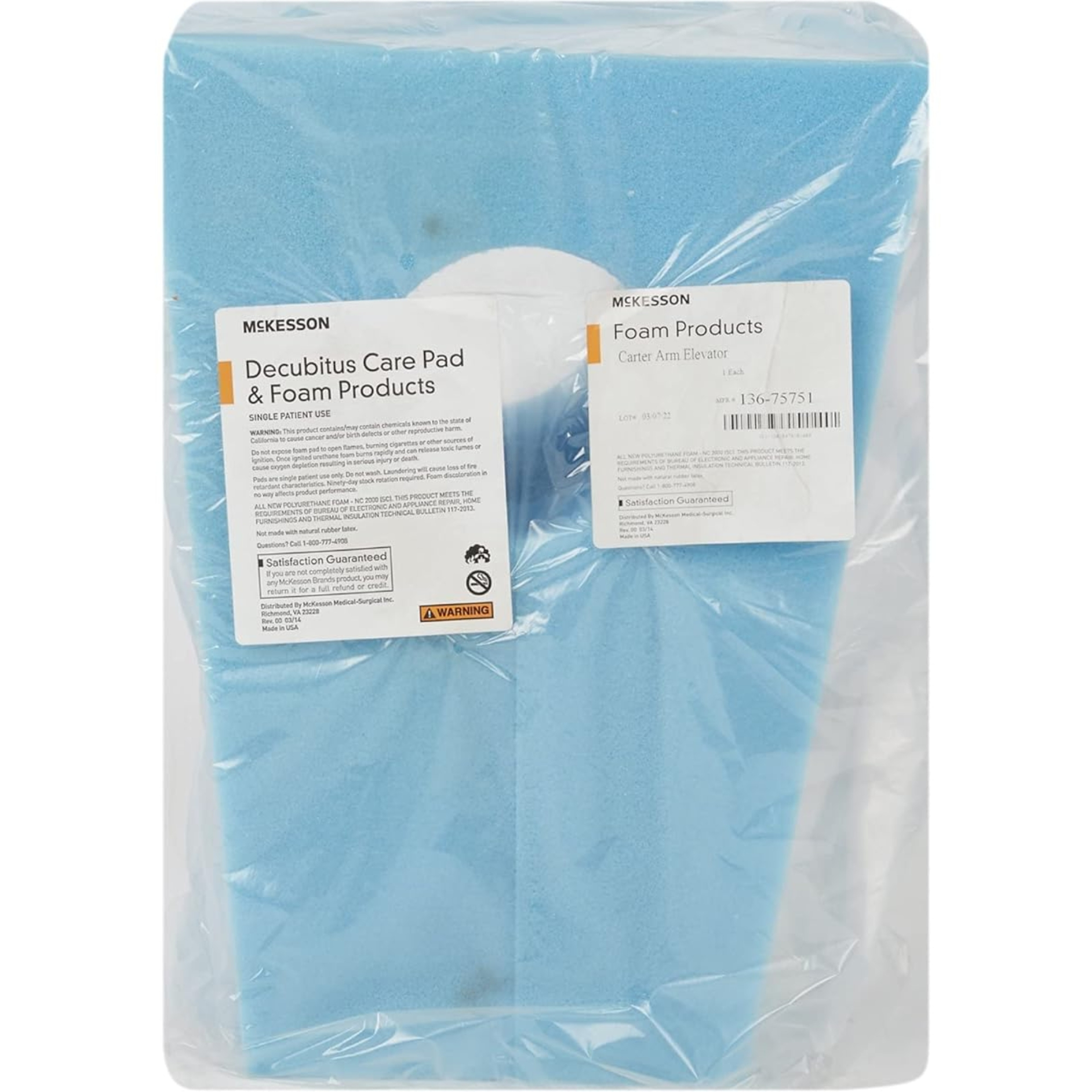 McKesson Foam Carter Arm Elevator