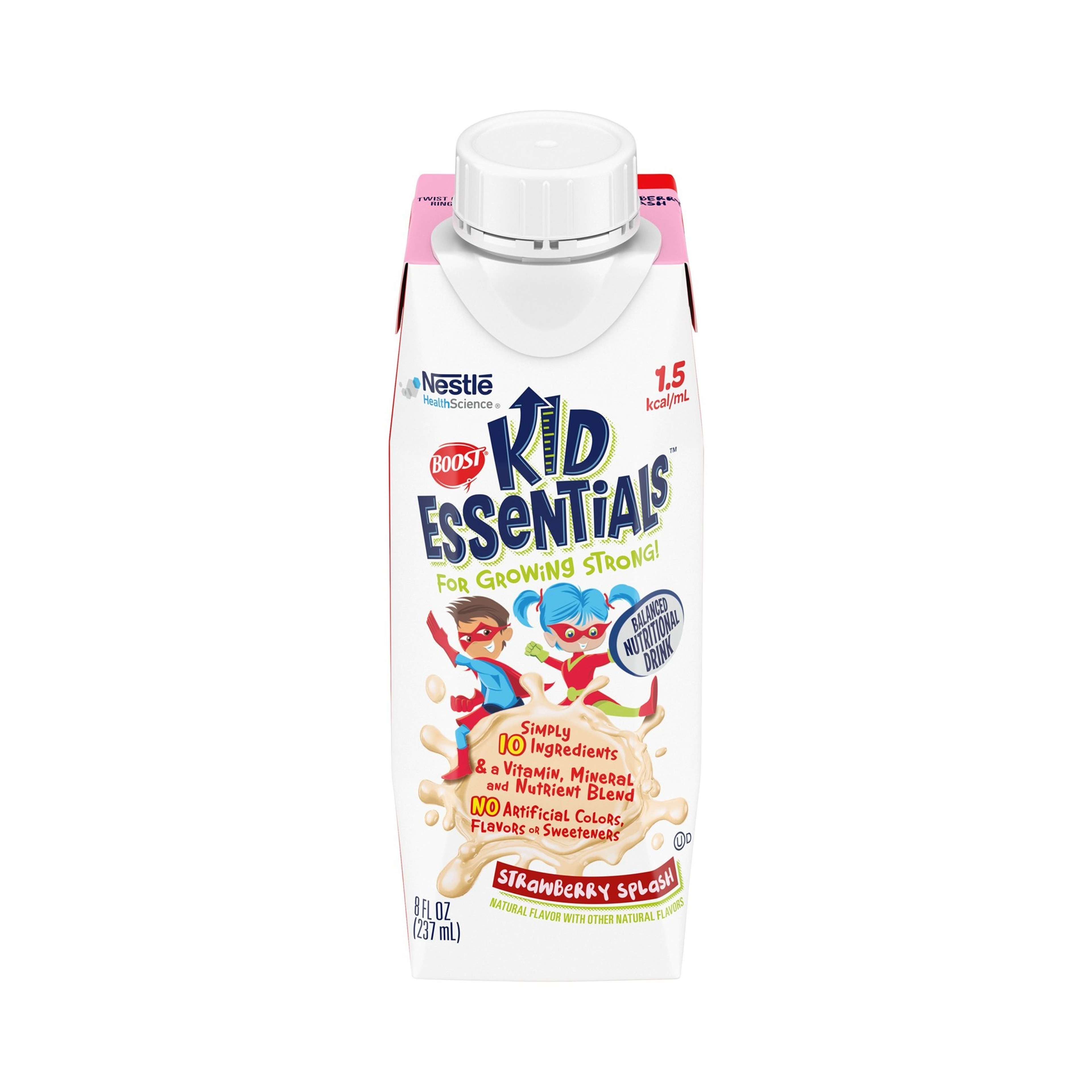 Boost Kid Essentials 1.5 Oral Supplement/Tube Feeding, Strawberry, 8 oz.