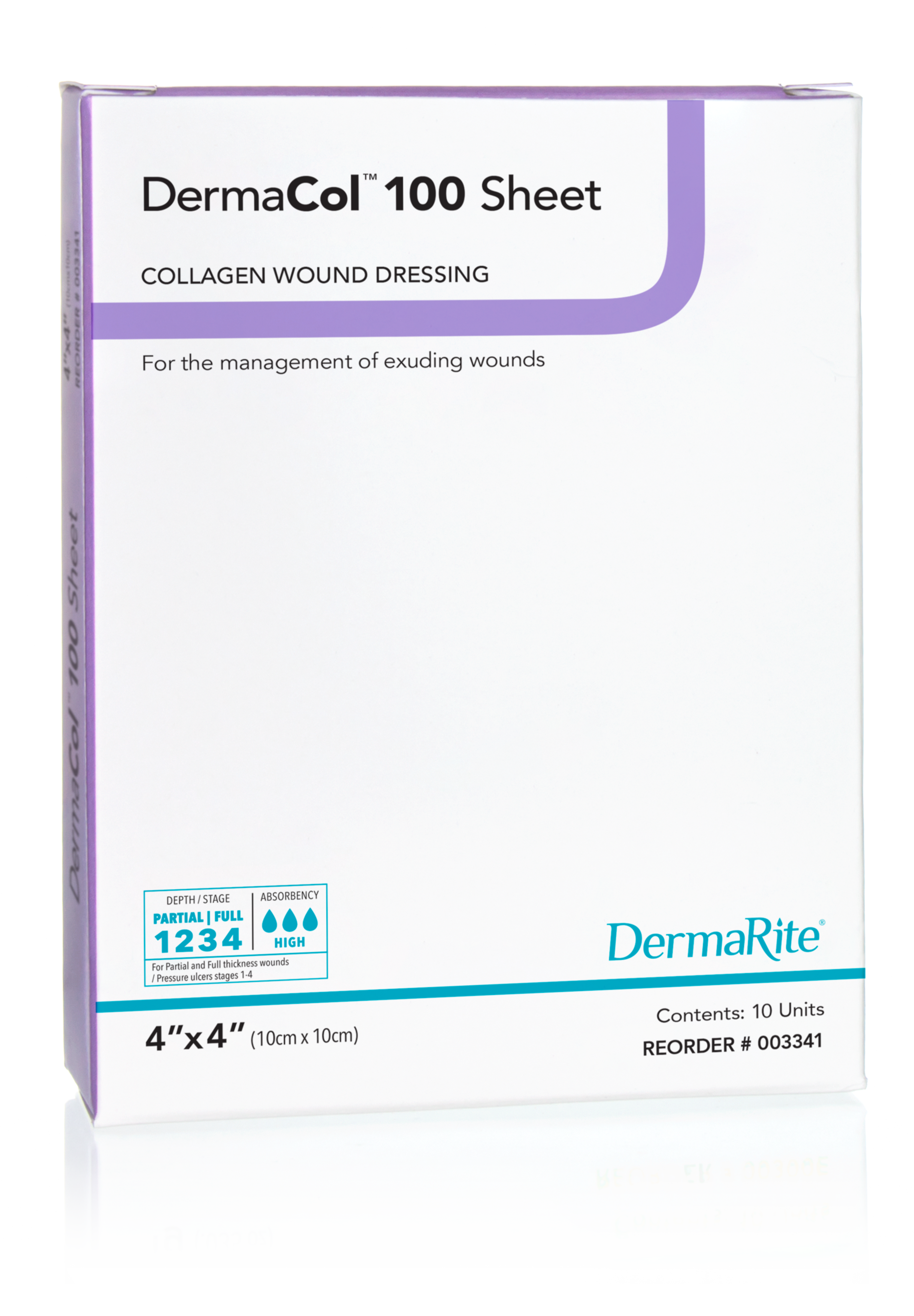 3M Fibracol Plus Collagen Wound Dressing with Alginate, 4 X 8"