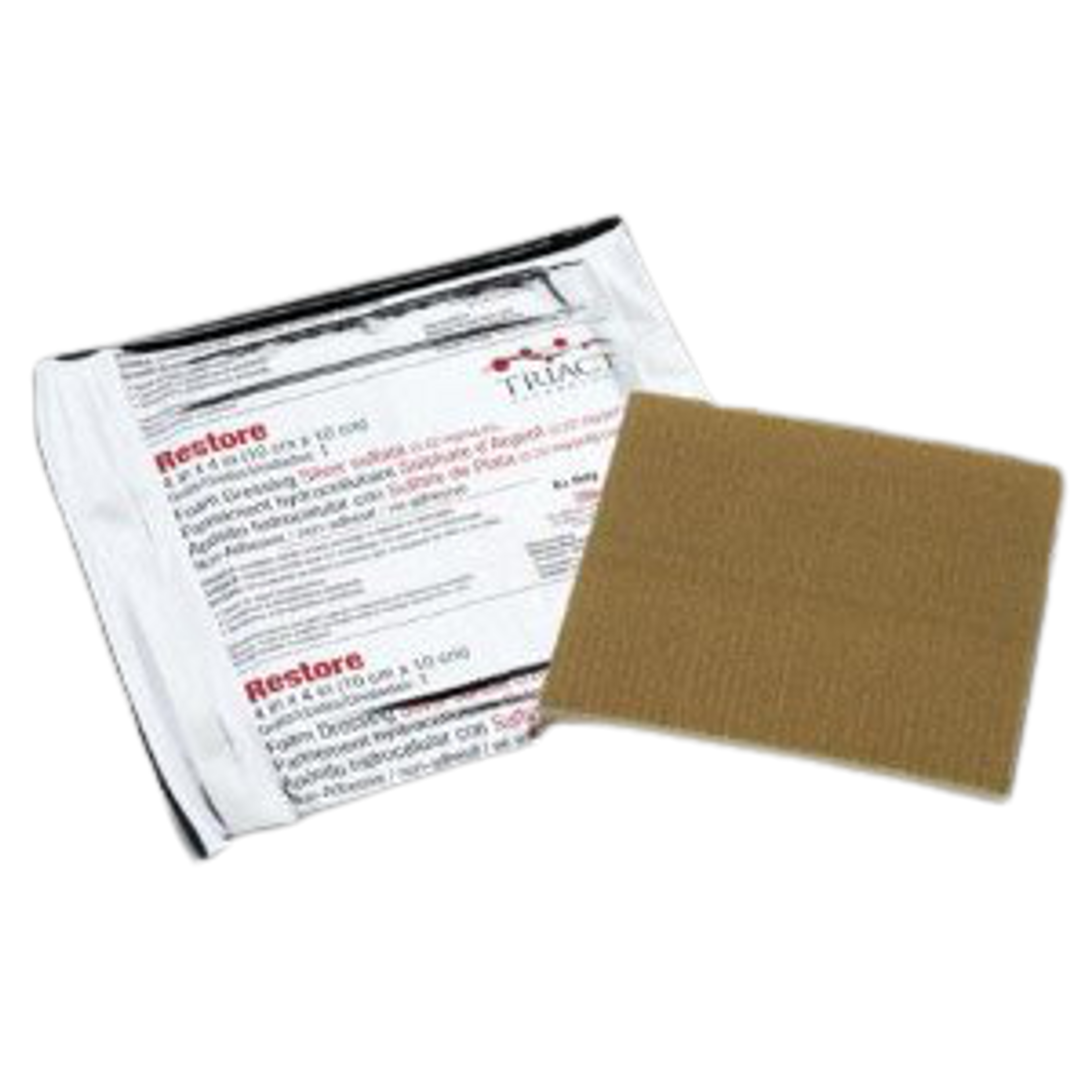 Urgo Medical Restore Silver Foam Dressing, 4 X 4'