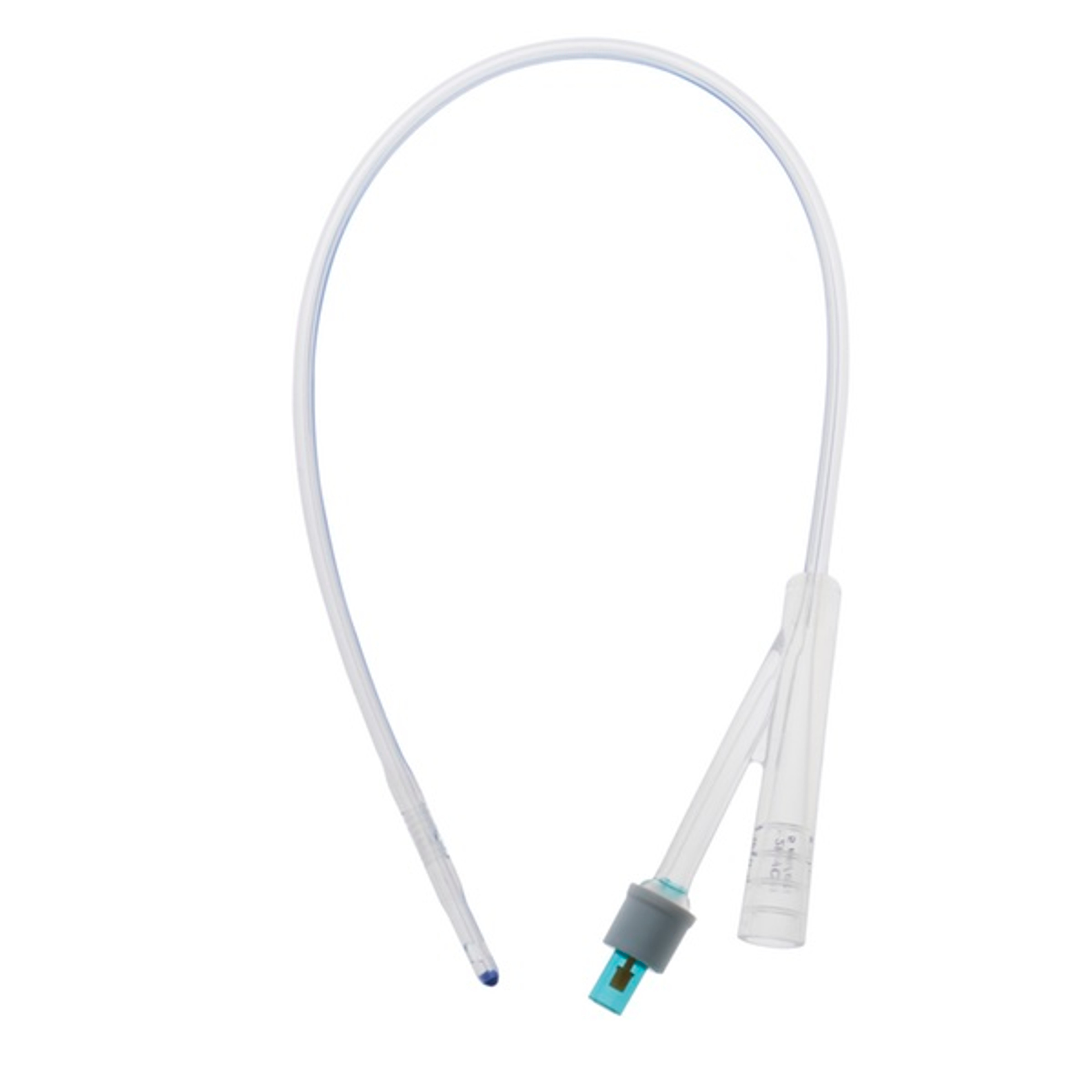 AMSure 2-Way Straight Tip Silicone Foley Catheter, 30 cc