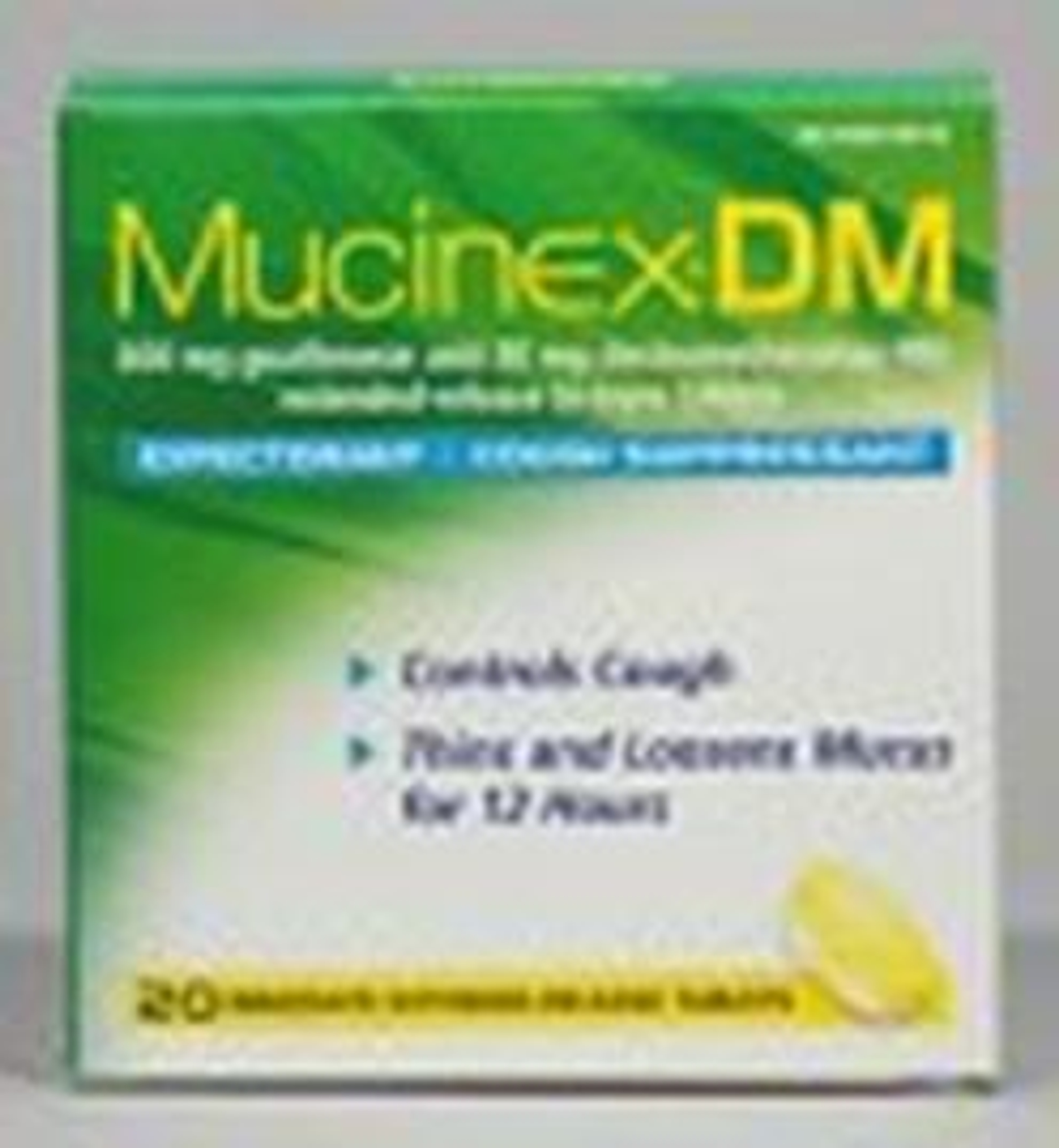 Mucinex DM Expectorant & Cough Suppressant, 600 mg