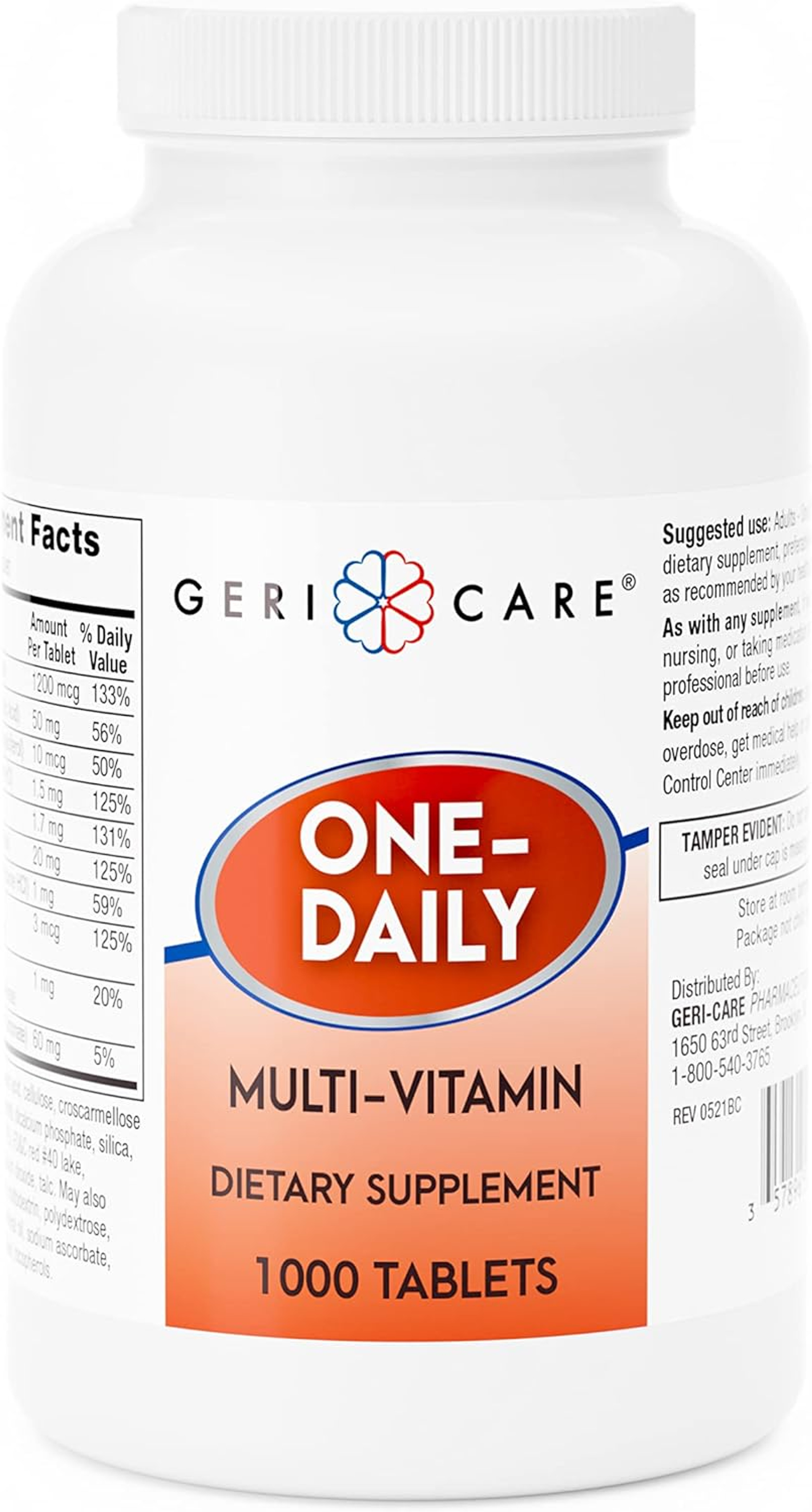 Geri-Care One-Daily Multi-Vitamin Dietary Supplement
