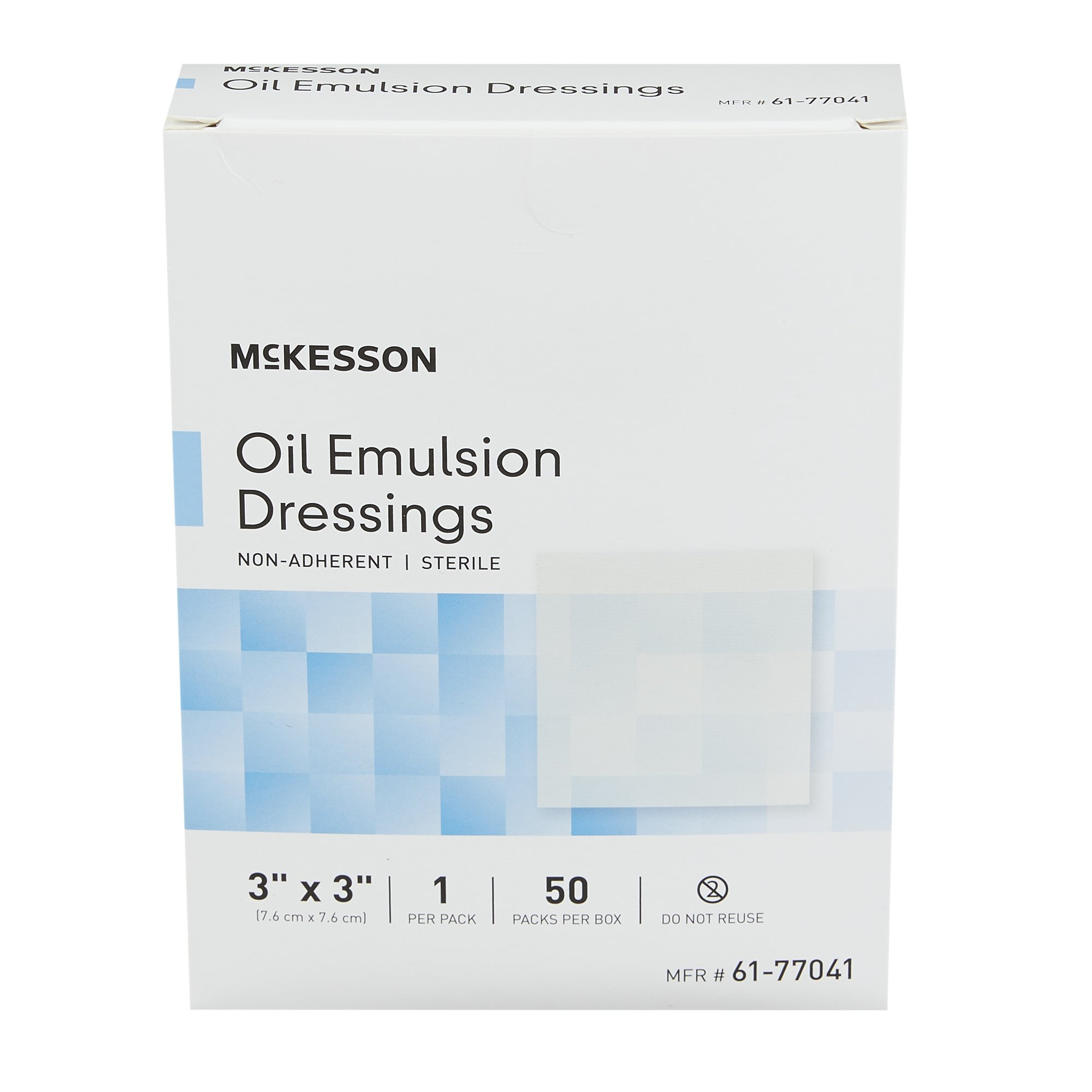 McKesson Oil Emulsion Non-Adhering Dressing