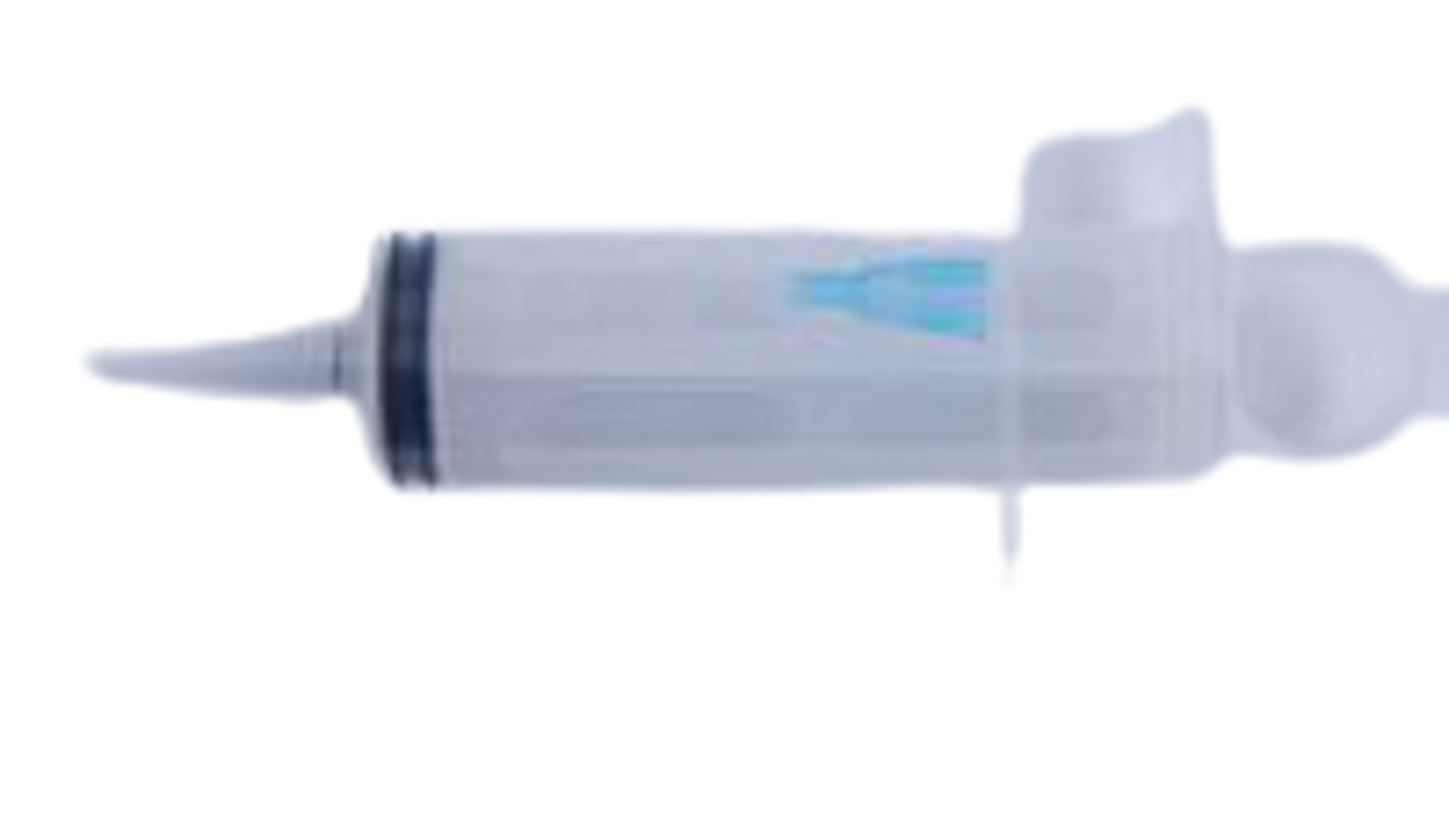 AMSure Enteral Feeding/Irrigation Thumb Control Ring Syringe, Pole Bag, Catheter Tip, 60 mL