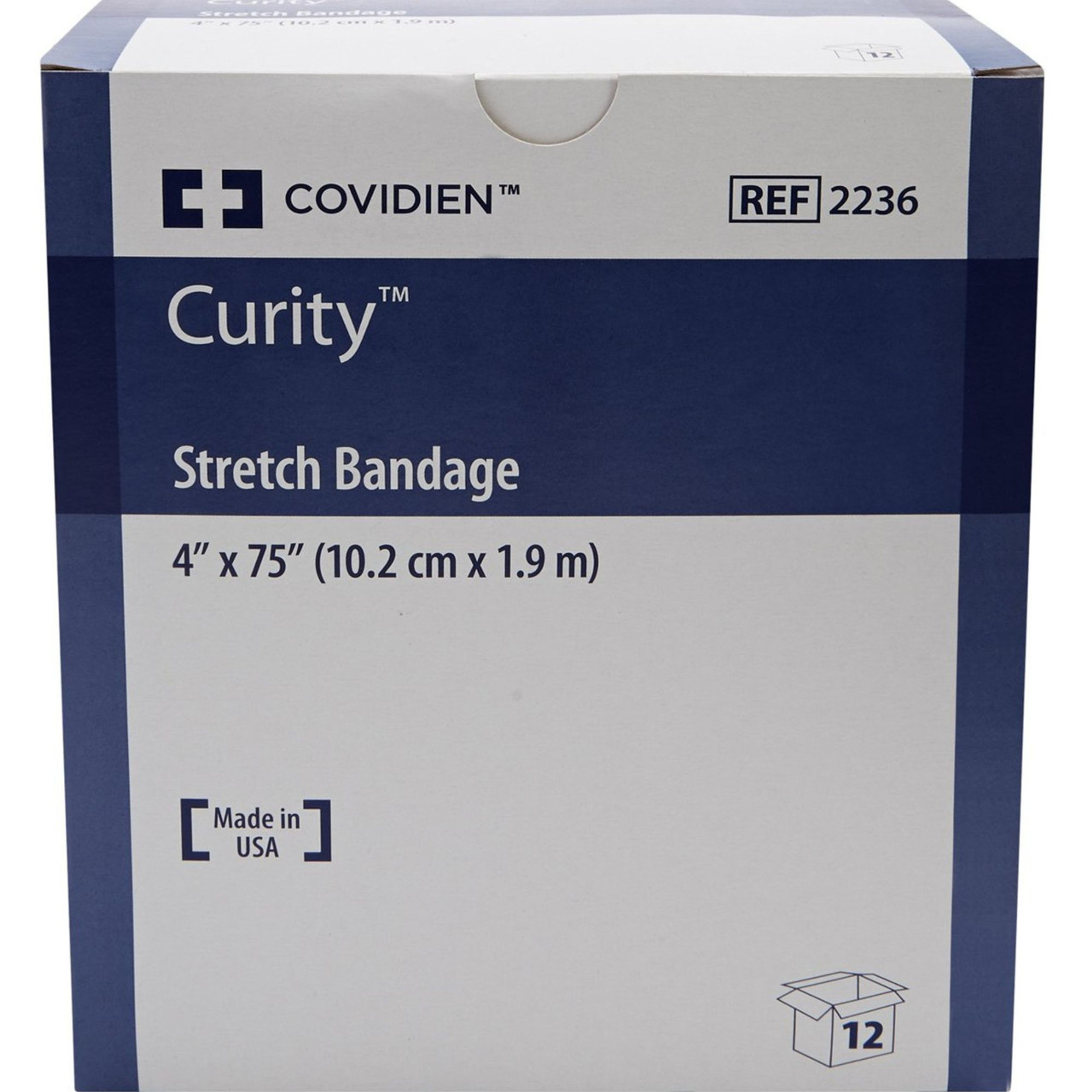 Curity Stretch Bandage, 4 X 75 inches