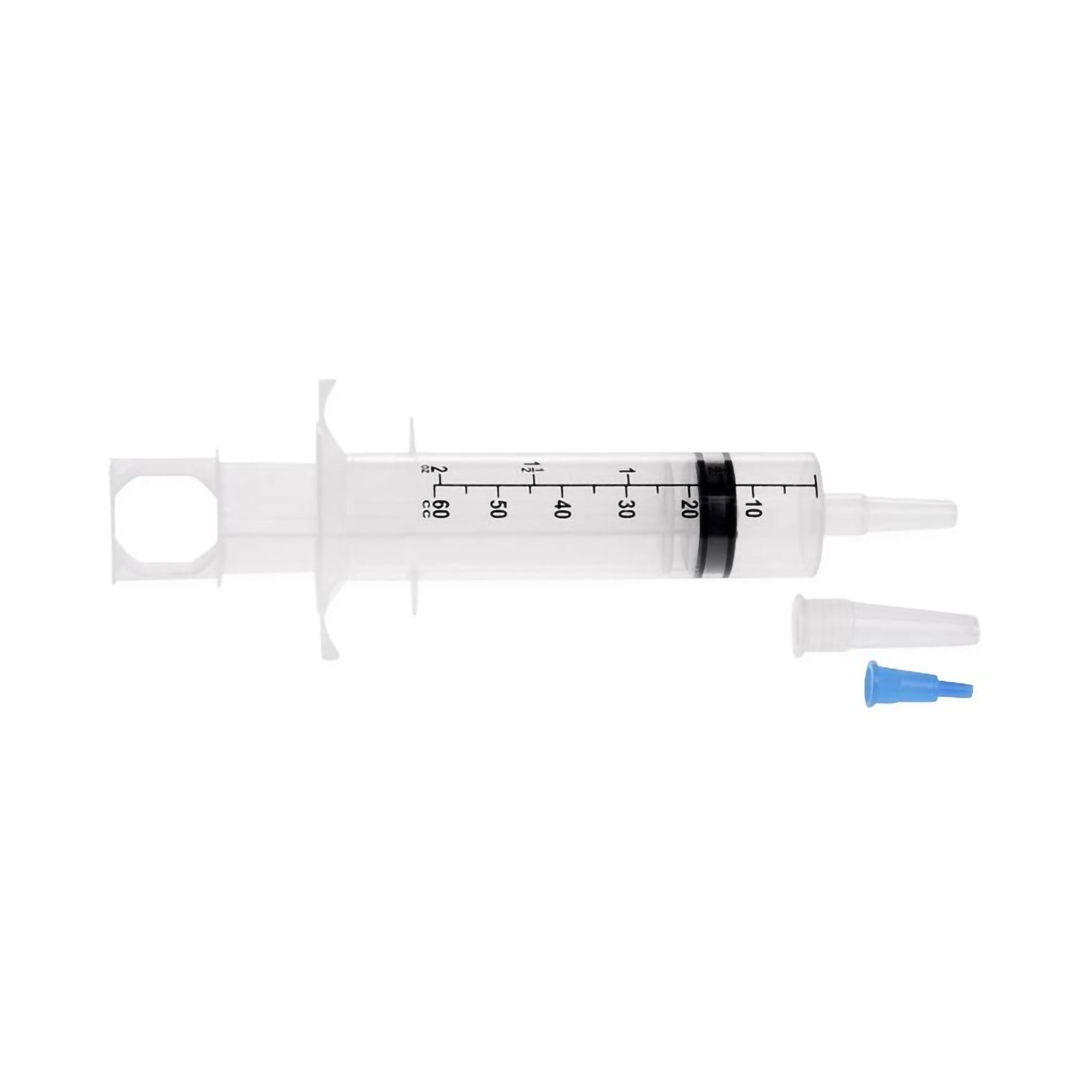 Medline Flat Top with Ring Feeding Syringe with IV Pole Bag