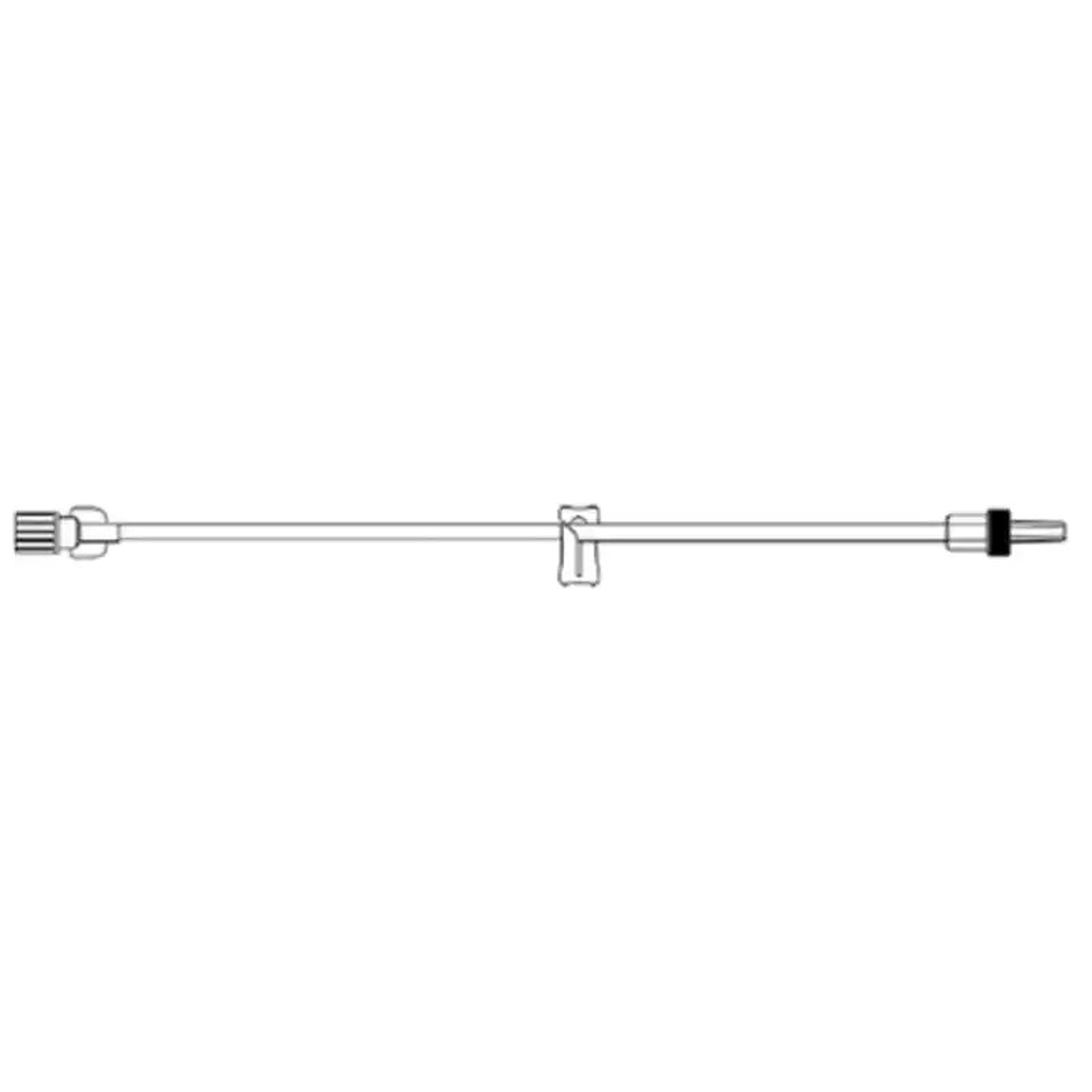 McKesson Micro Bore Extension Set, Without Ports, Slide Clamp