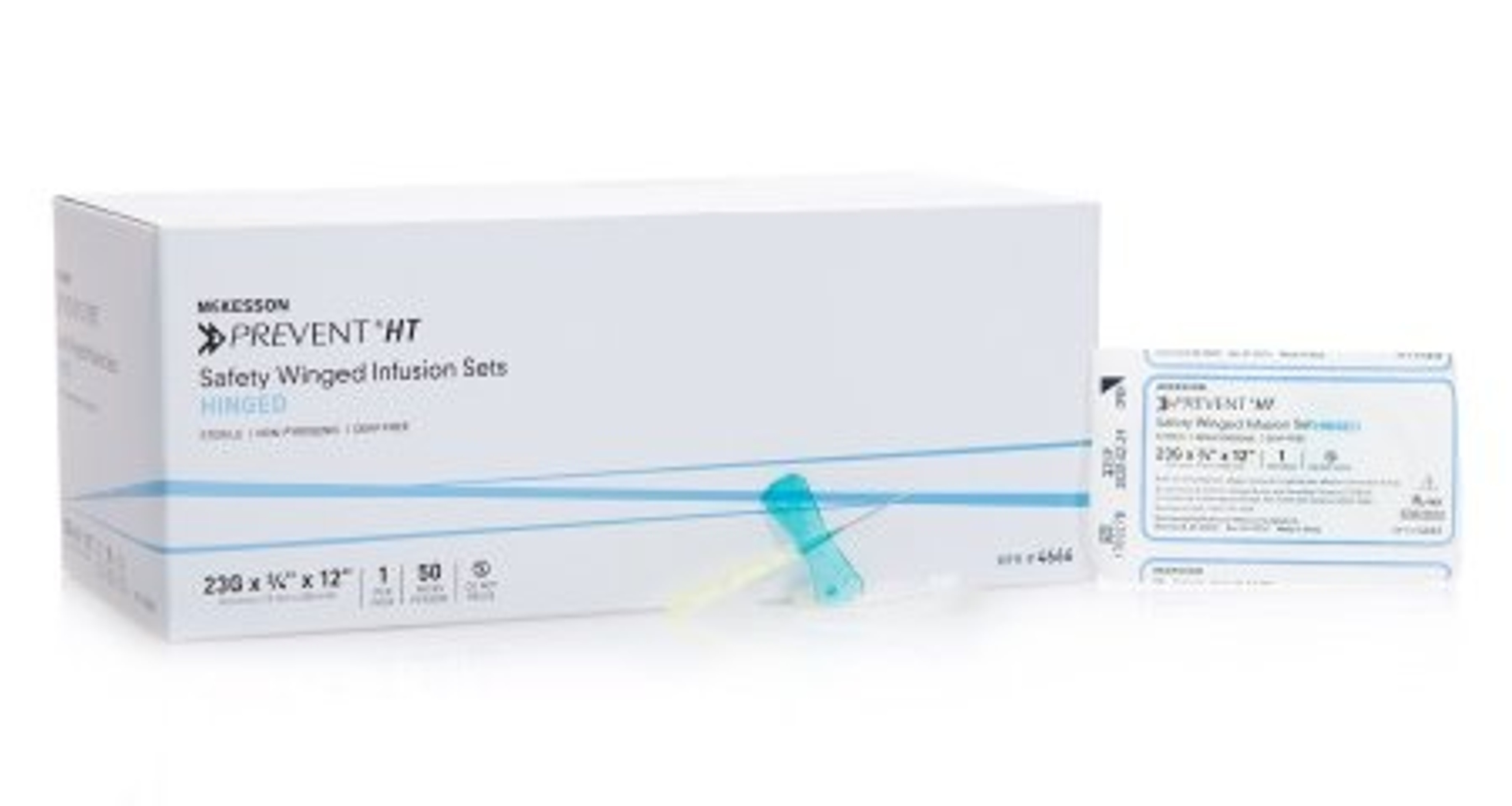 McKesson Prevent HT Saftey Winged Infusion Sets, Hinged