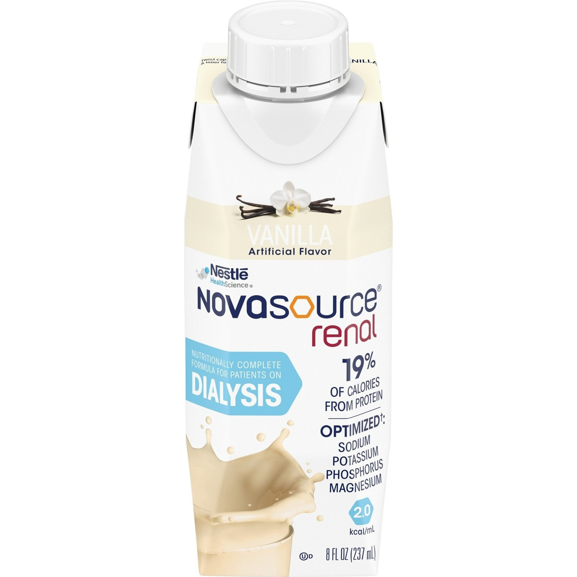 Novasource Renal Oral Supplement, Vanilla, 8 oz.