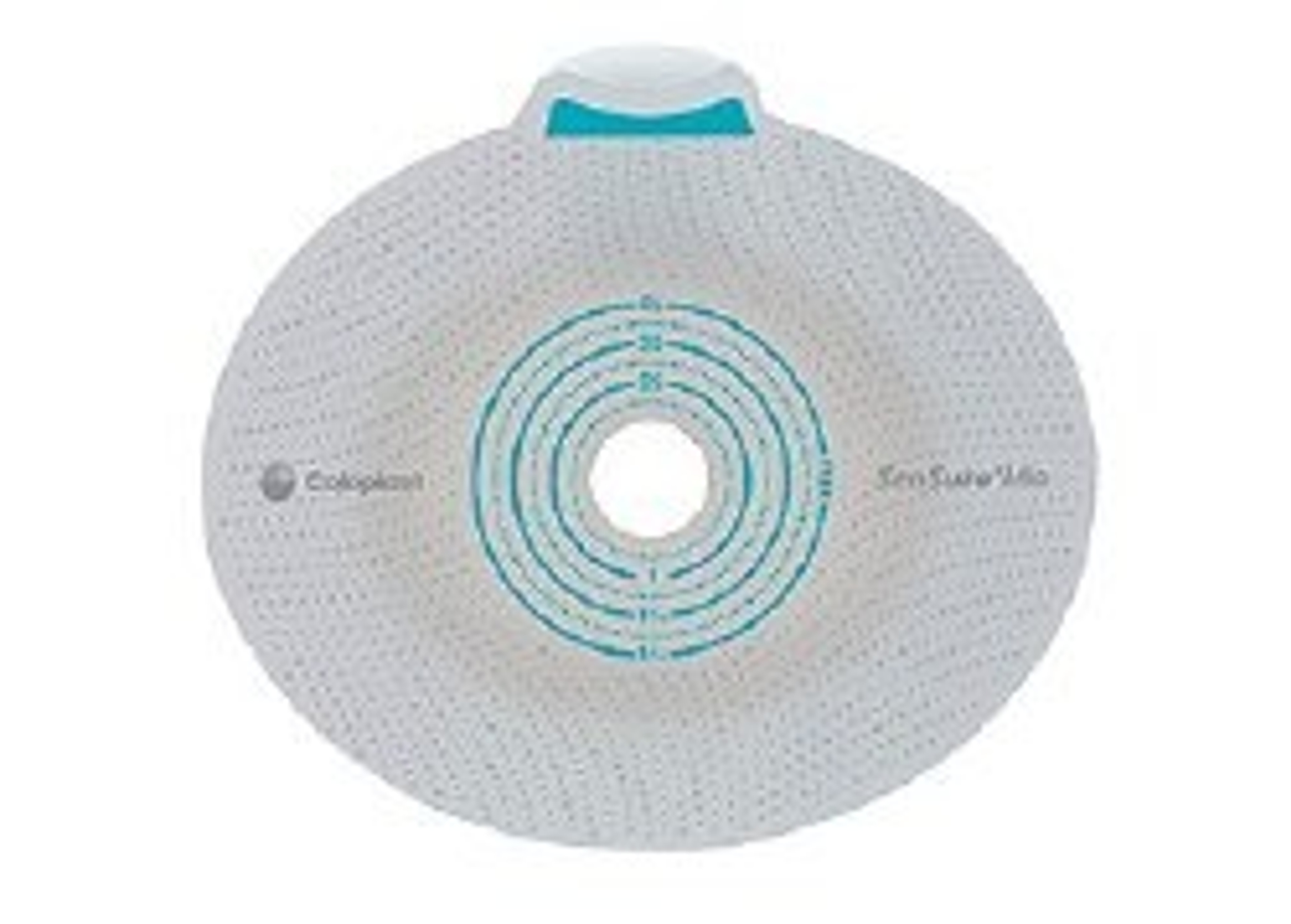 Coloplast SenSura Mio Click Ostomy Barrier, Pre-cut, Belt tabs, Flat, 25 mm Stoma
