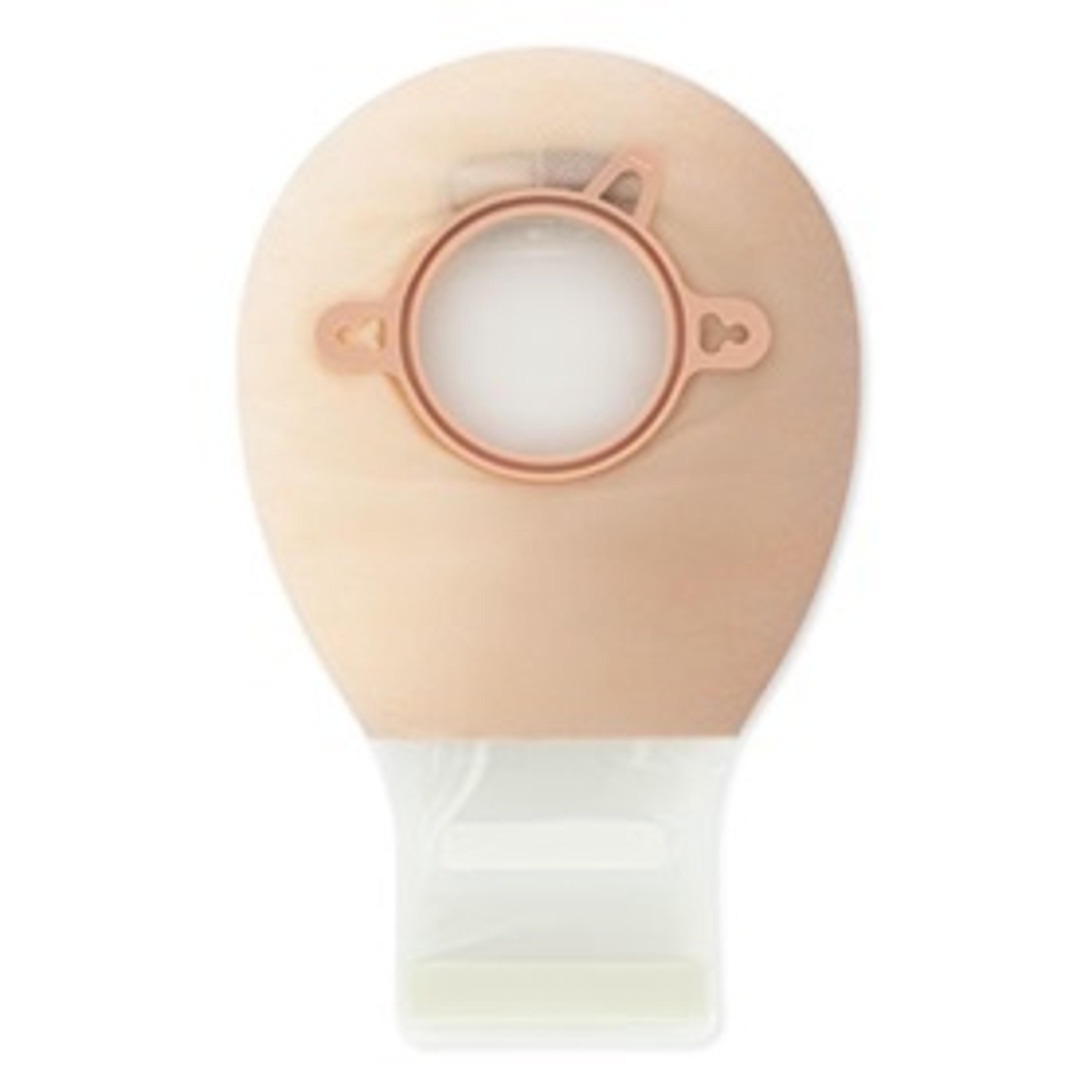 Hollister New Image Two-Piece Drainable Mini Ostomy Pouch with Lock 'n Roll Microseal Closure, Filter, Transparent