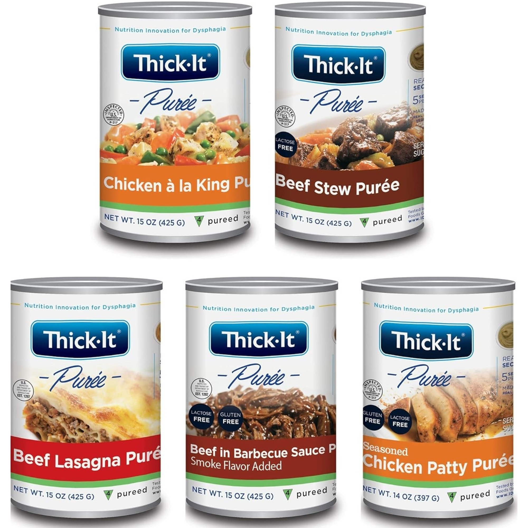 Thick-It Protein Variety Pack Purees, Cans