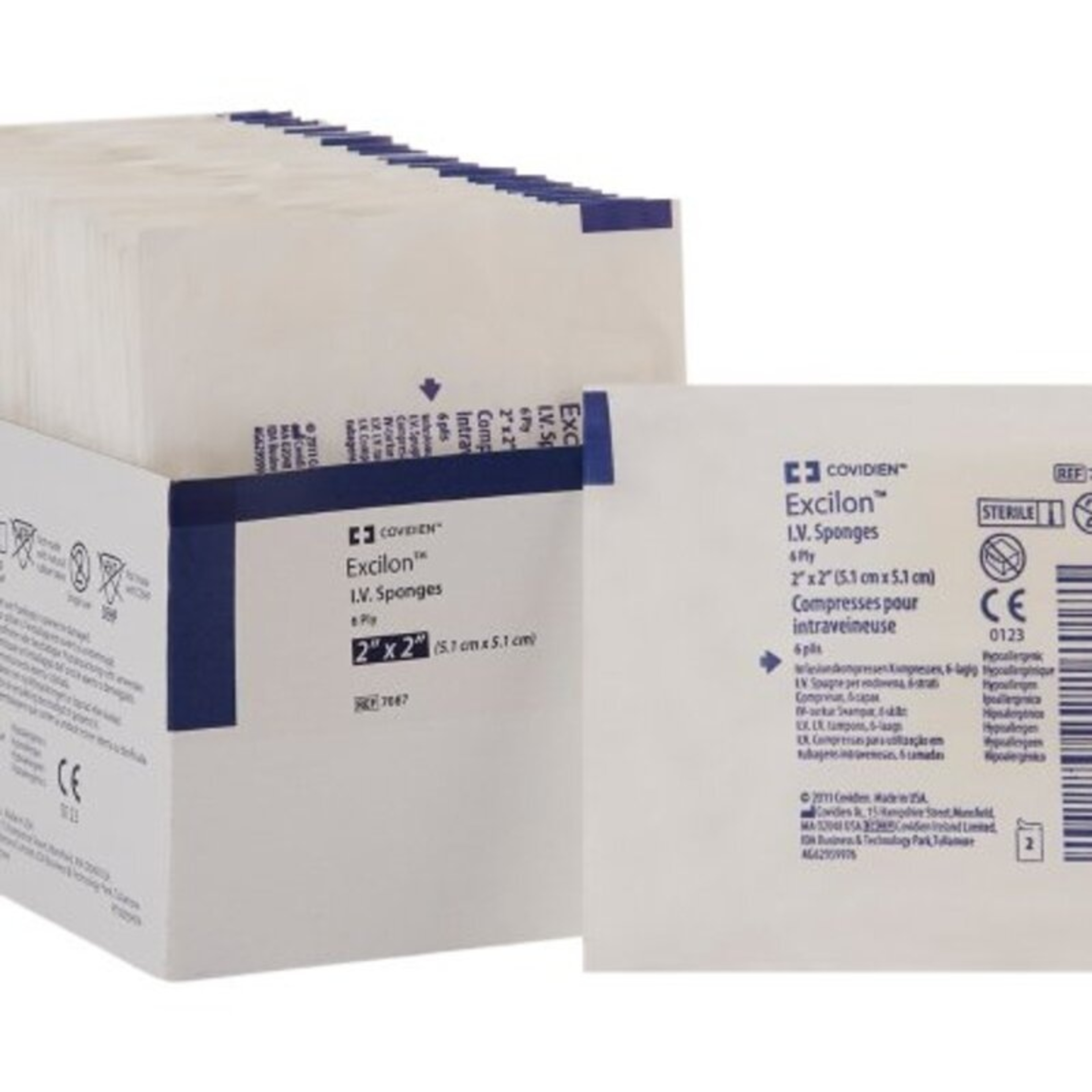 Cardinal Health Kendall Excilon IV Sponge, Sterile, 2 X 2"