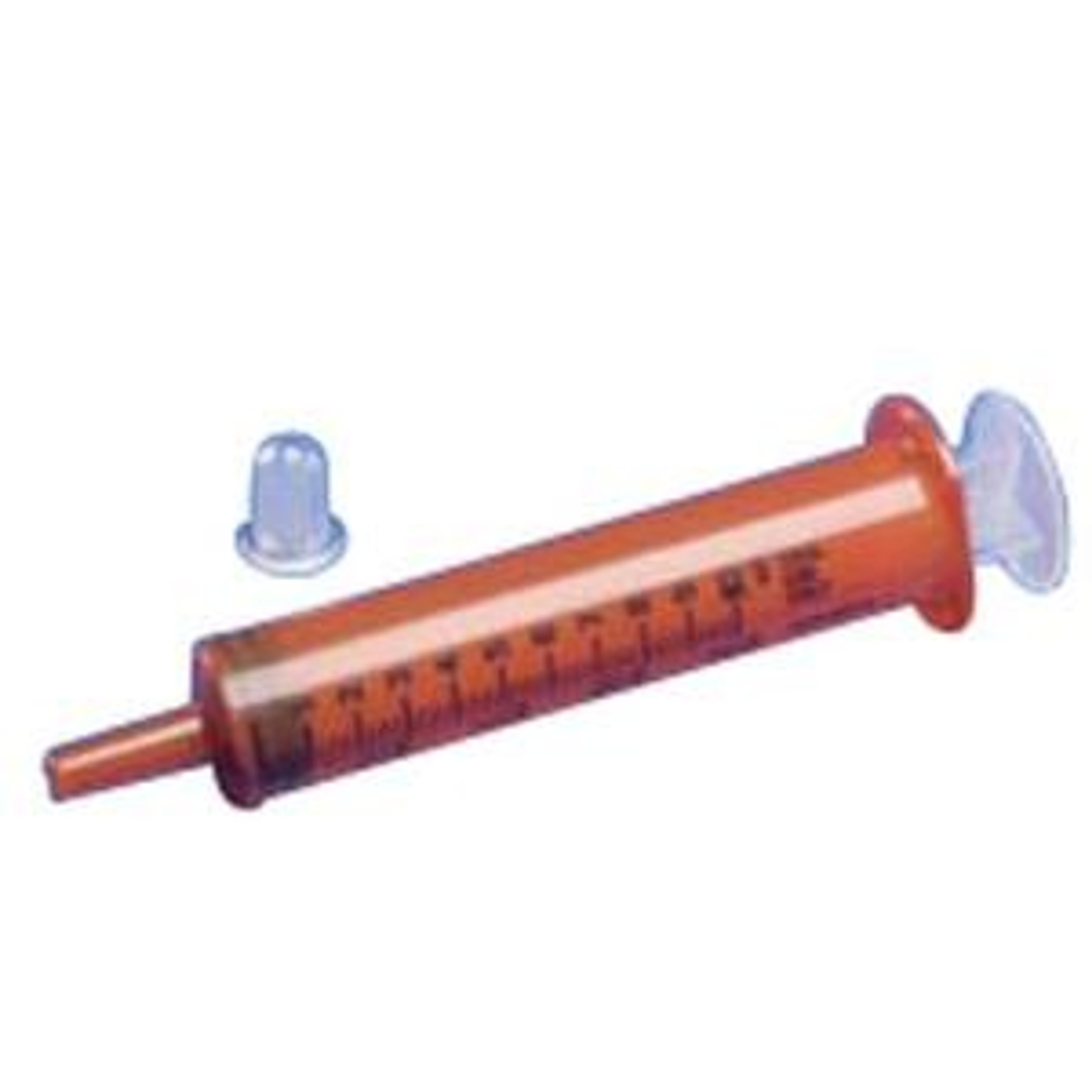 Monoject Oral Medication Syringe, Separate Ribbed Tip Caps