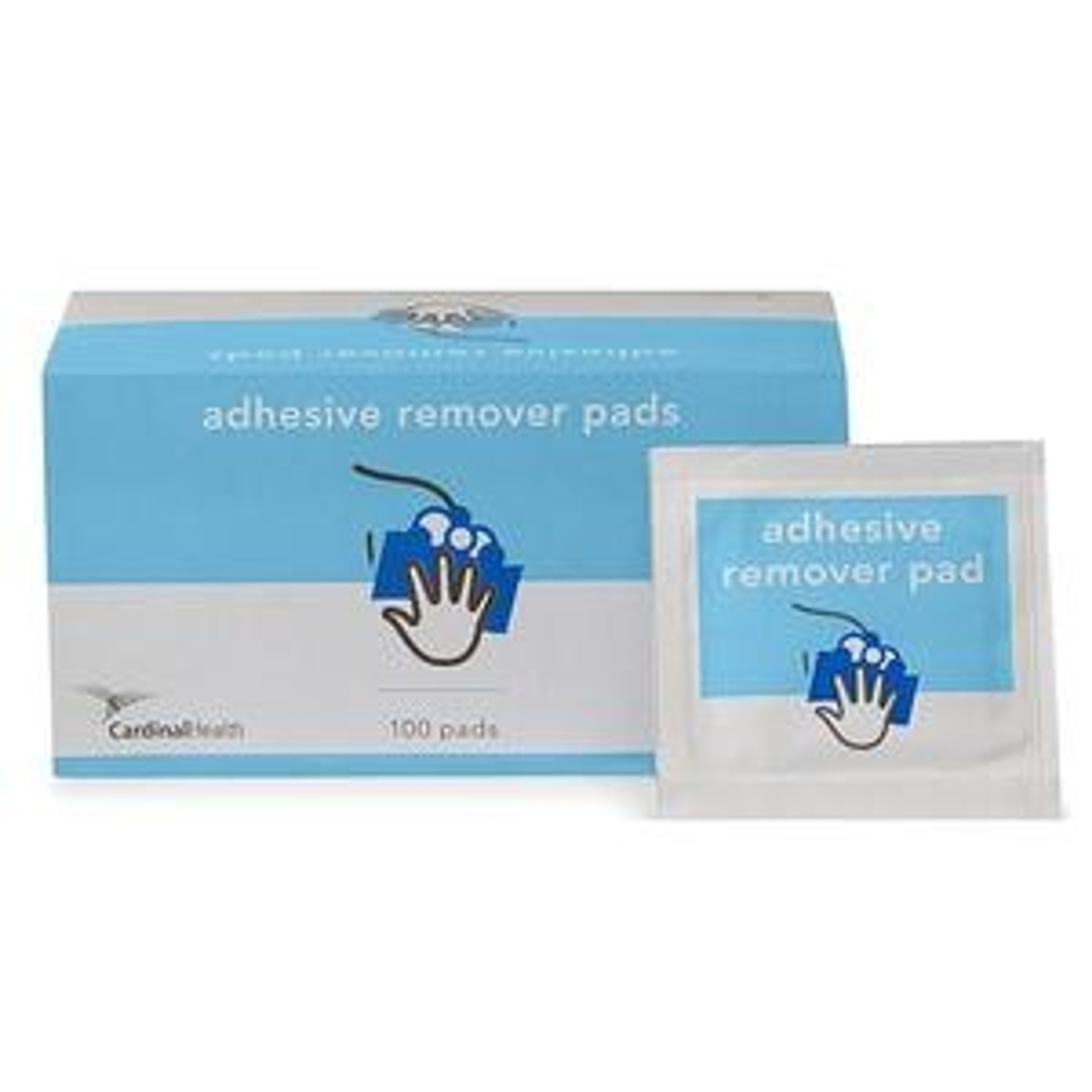 Cardinal Health Adhesive Remover Pad, 6 X 3 cm
