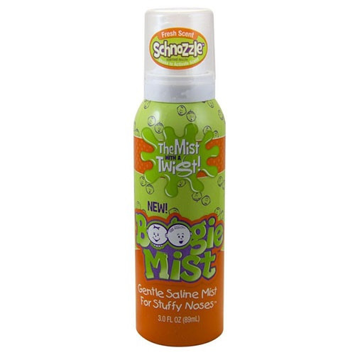 Boogie Mist Gentle Saline Nasal Spray, Fresh Scent, 3 oz.