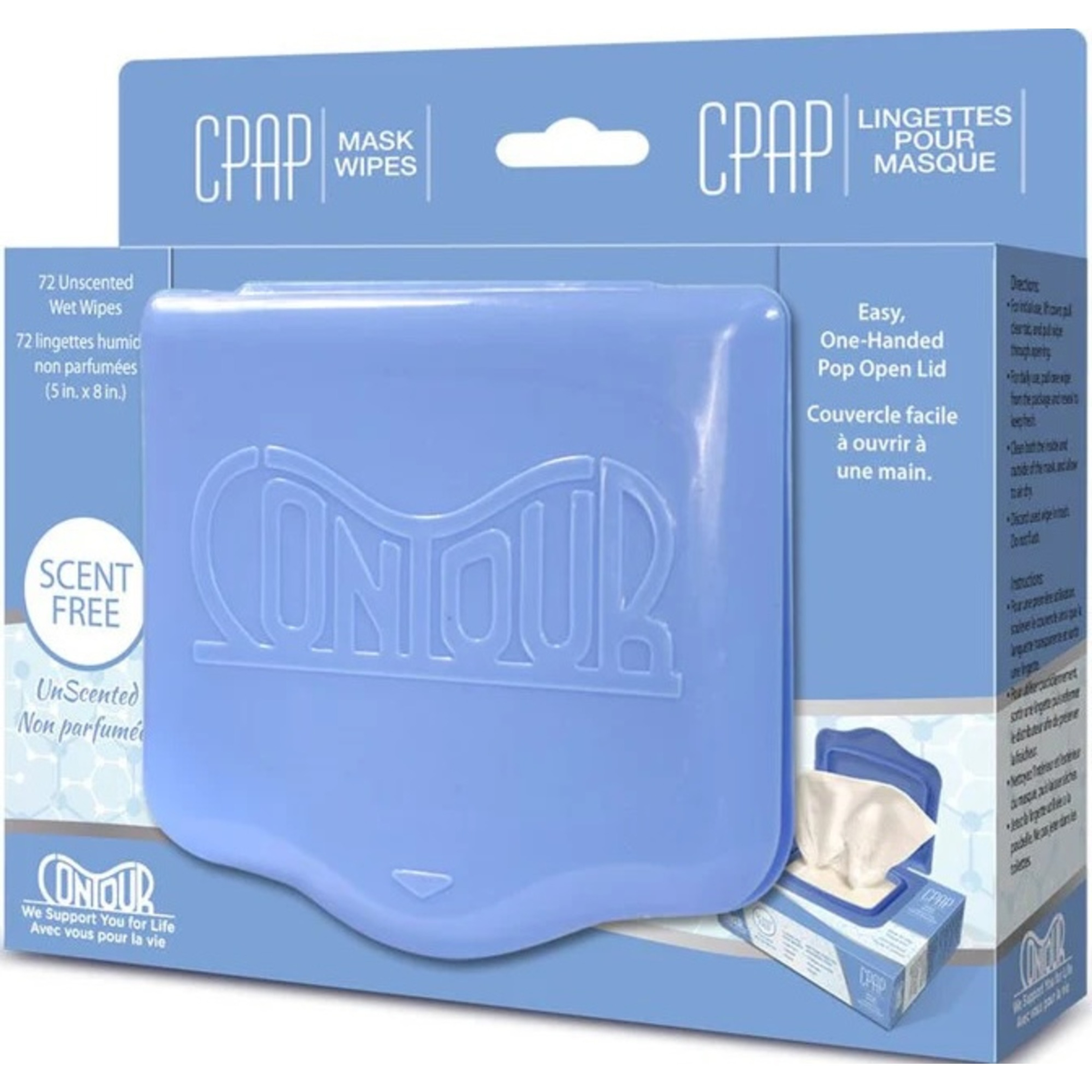Contour CPAP Mask Cleaning Wipes