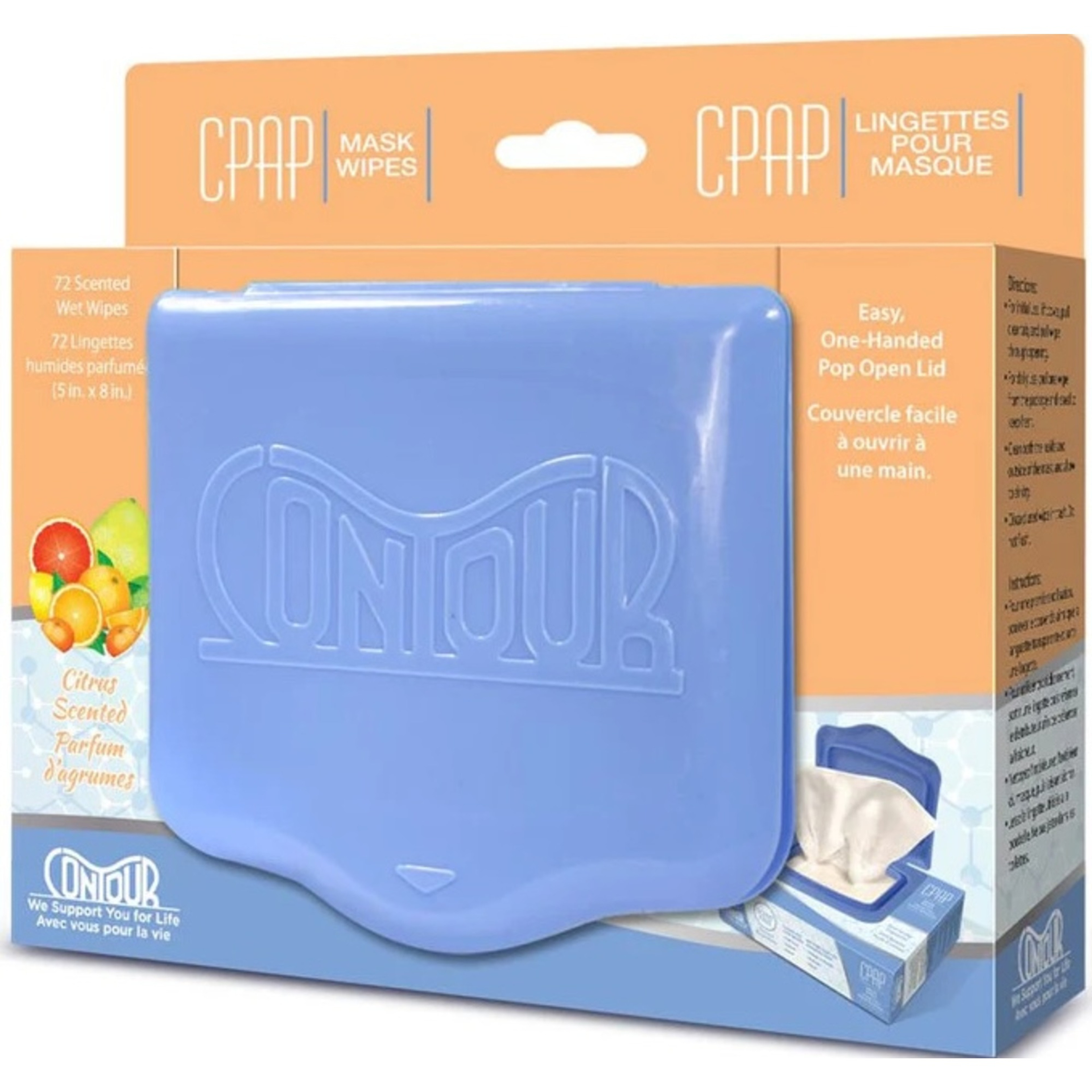 Contour CPAP Mask Cleaning Wipes