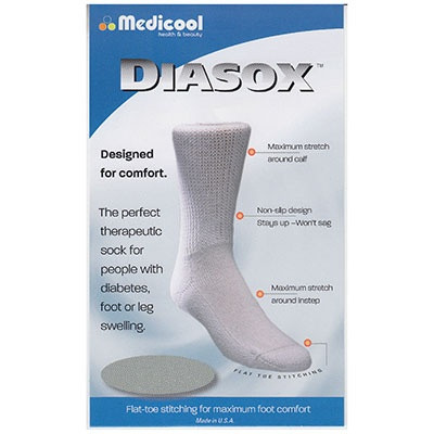 Medicool DiaSox Diabetes Socks, Seam-Free