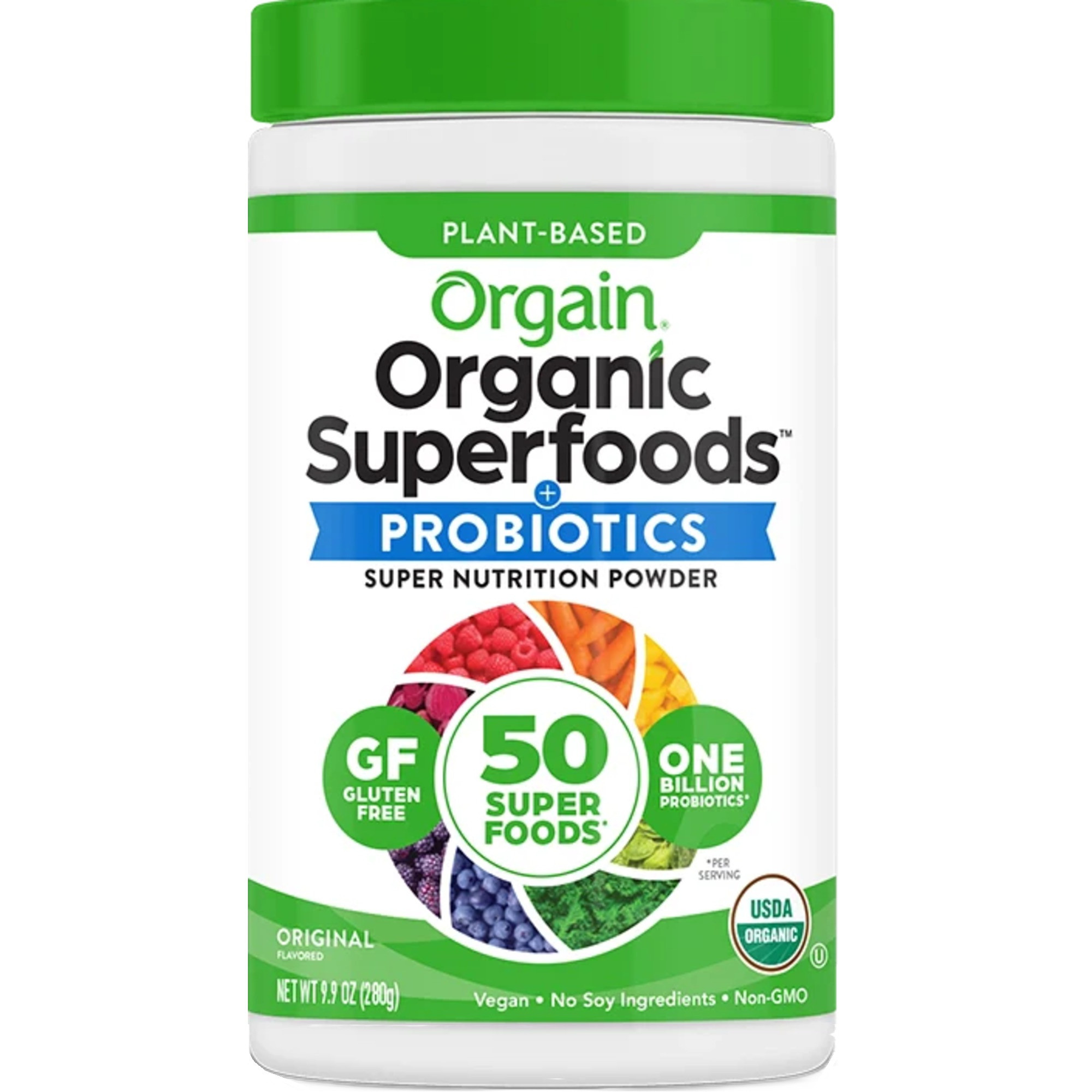 Orgain Organic Superfoods + Probiotics Super Nutrition Powder