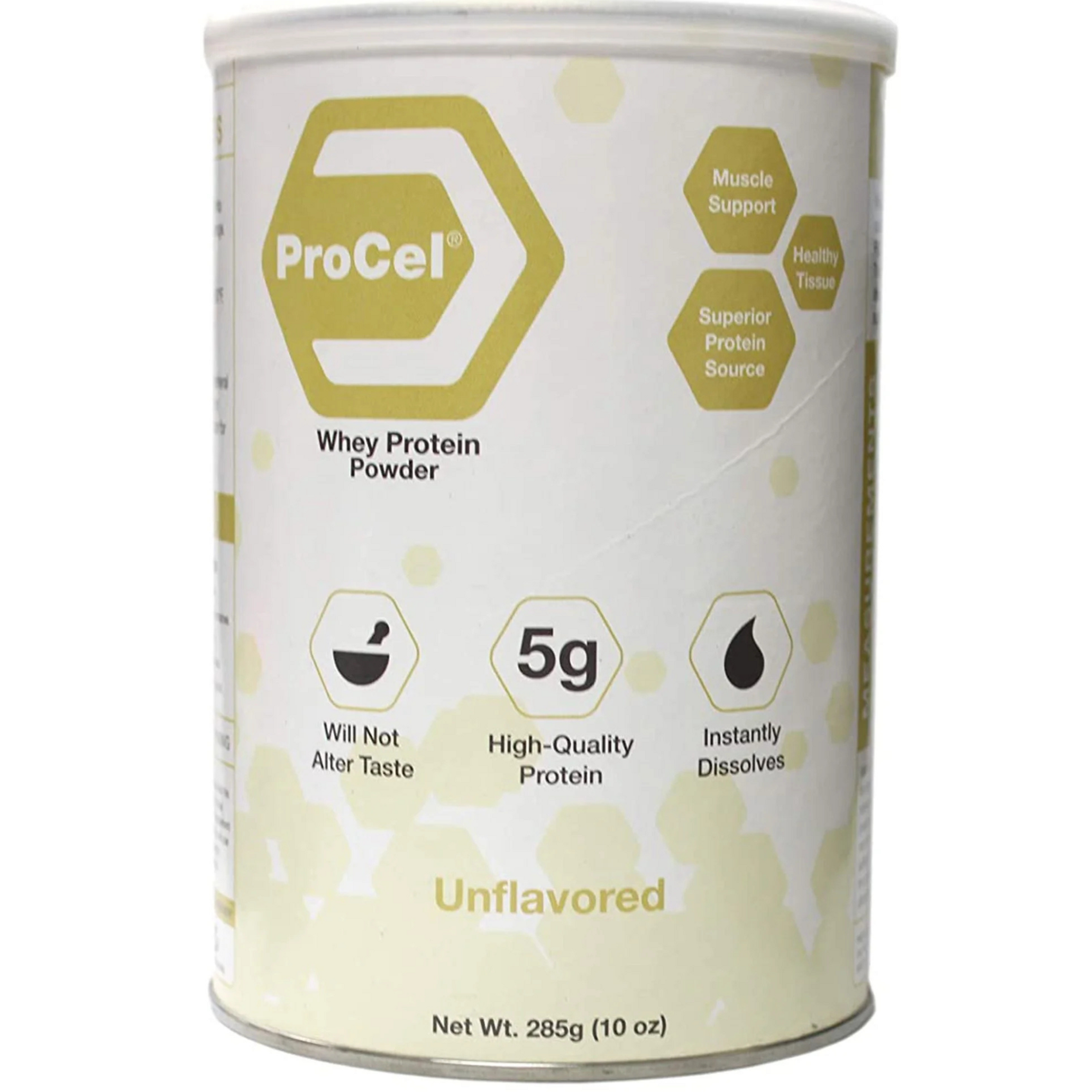 ProCel Whey Protein Supplement Powder, Unflavored, 10 oz.