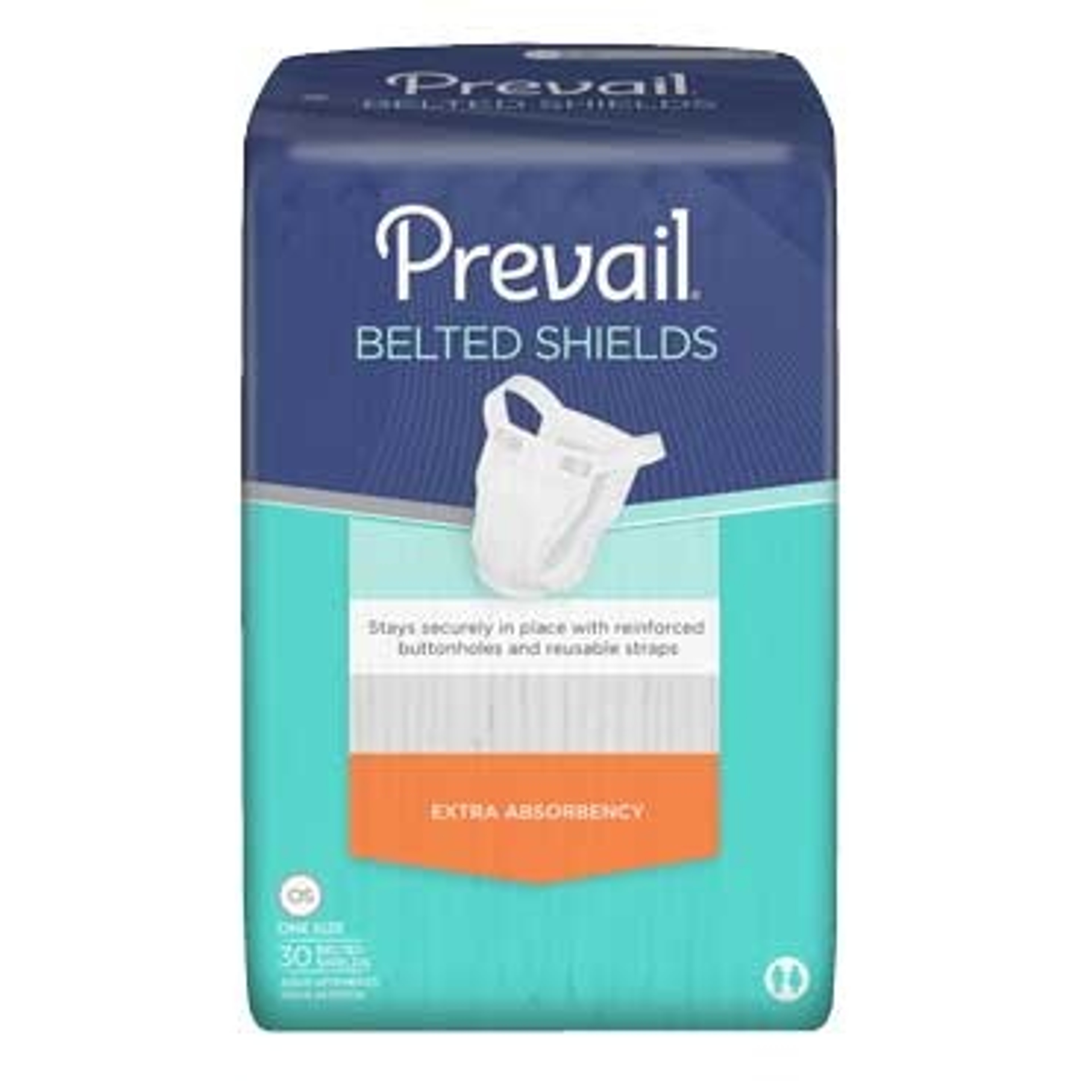 Prevail Belted Shields Undergarment, Extra Absorbency