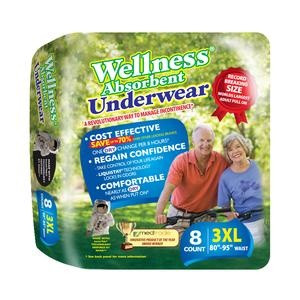 Wellness Absorbent Adult Incontinence Pull-Up Underwear